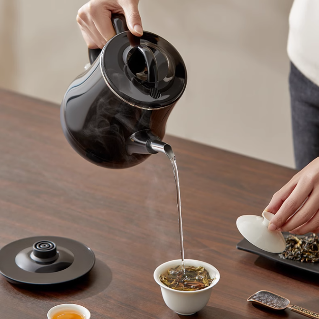 Midea 600ml Electric Tea Kettle - Fast Boiling, Auto Shut-Off & BPA-Free for Safe Family Use - Perfect for Home, Office, Dorm & Travel