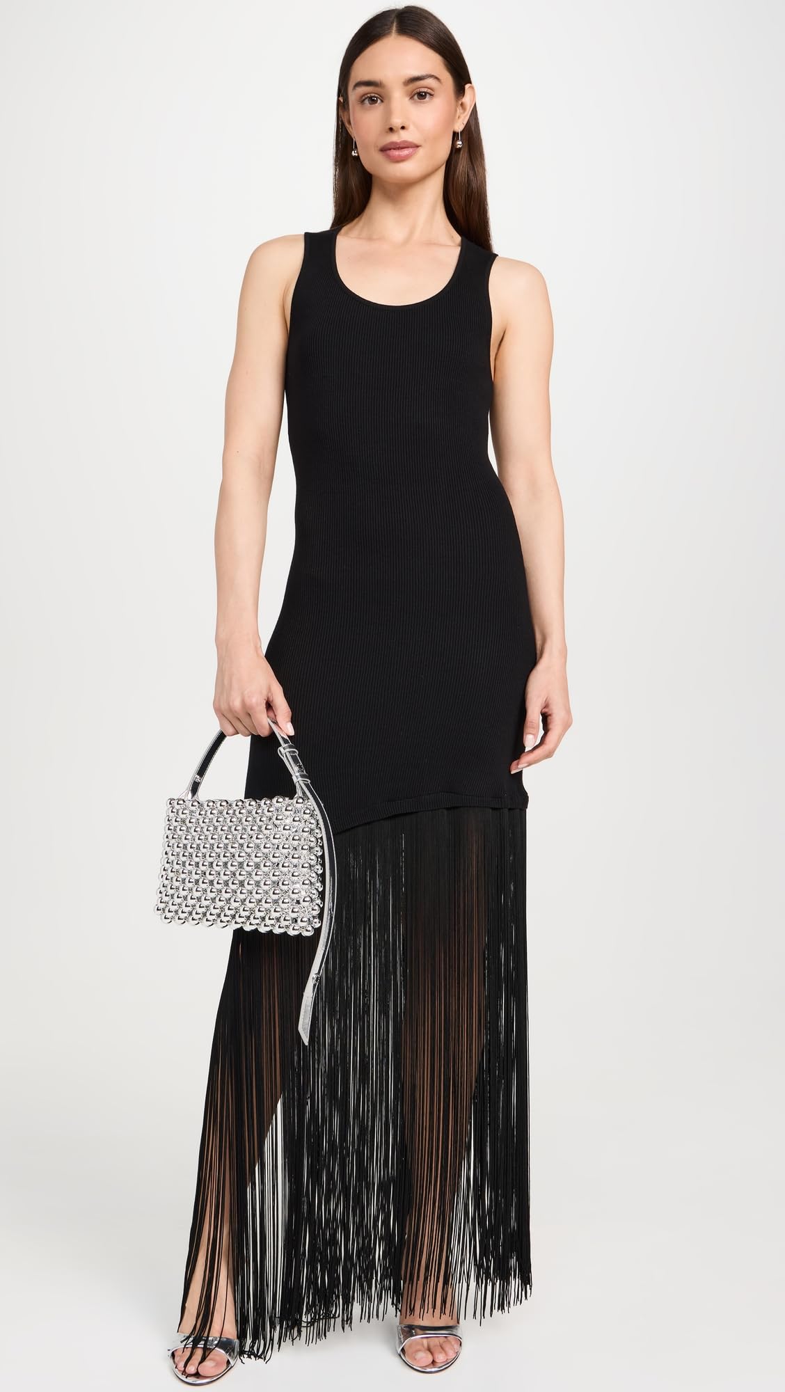 Stylish Women's Fringe Hem Tank Dress - Summer Boho Chic Sleeveless Flowy Dress for Beach, Party & Casual Wear