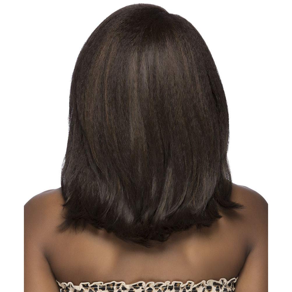 Vivica A. Fox Yesenia Heat Resistant Swiss Lace Front Wig - Off Black | Natural Look for Daily Wear, Cosplay & Special Occasions