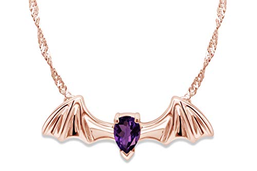 Rose Gold Over : Simulated Amethyst