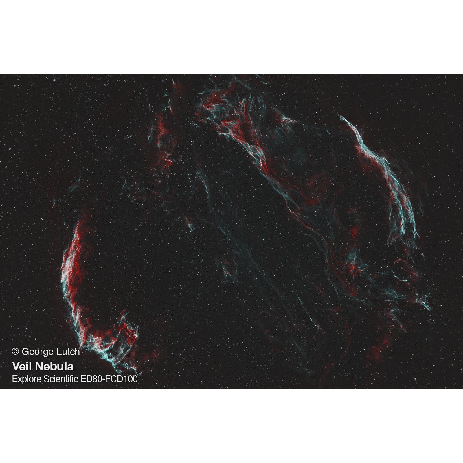 Explore Scientific ED80 FCD100 Series Air Spaced Triplet Refractor Telescope with Hybrid 2-in-1 Finder Base - Premium Astronomy Equipment for Stargazing, Astrophotography & Celestial Observation