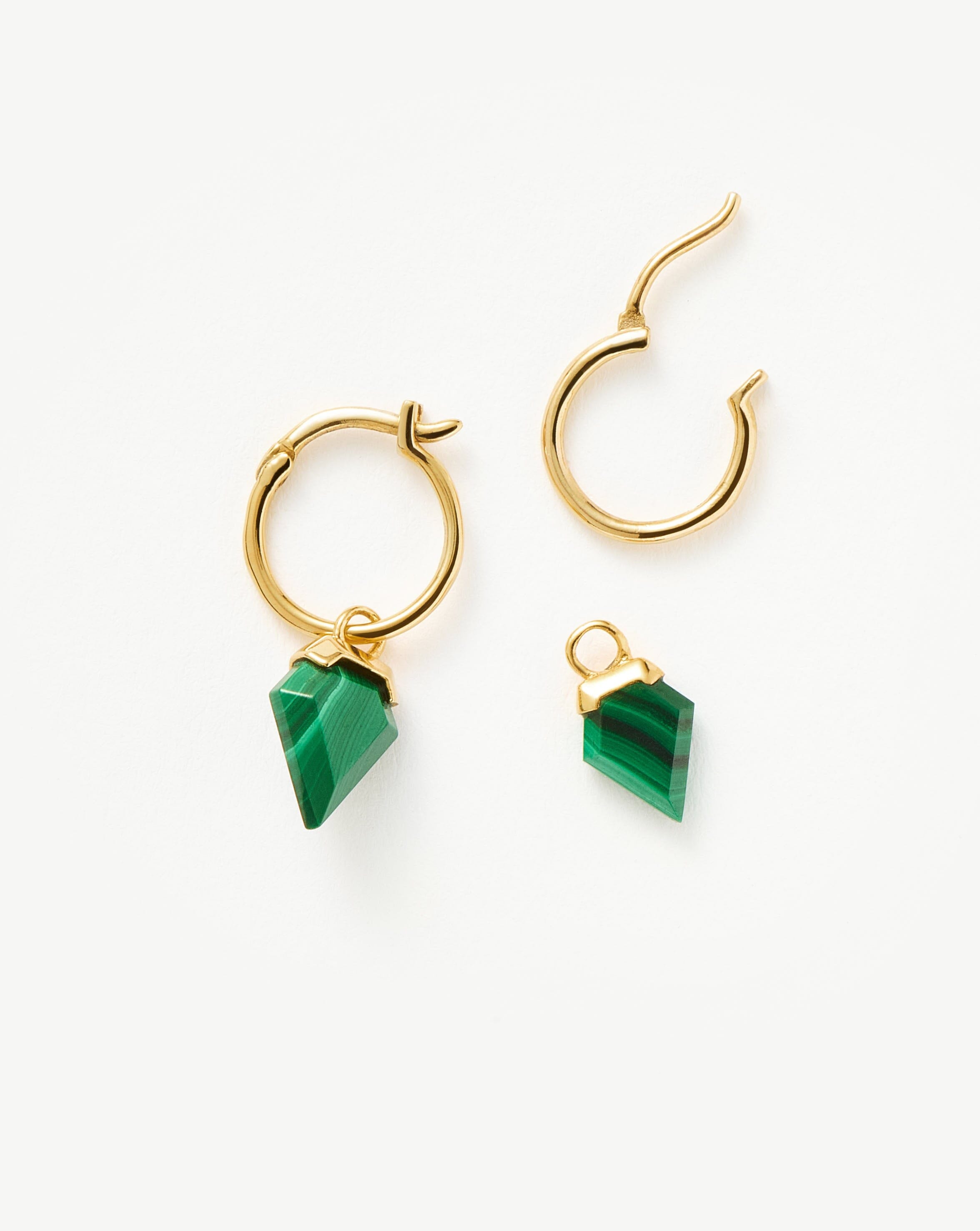 Mini Shield Hoop Earrings for Women - Trendy Small Gold Hoop Earrings for Everyday Wear - Perfect for Casual Outfits, Office, and Date Nights