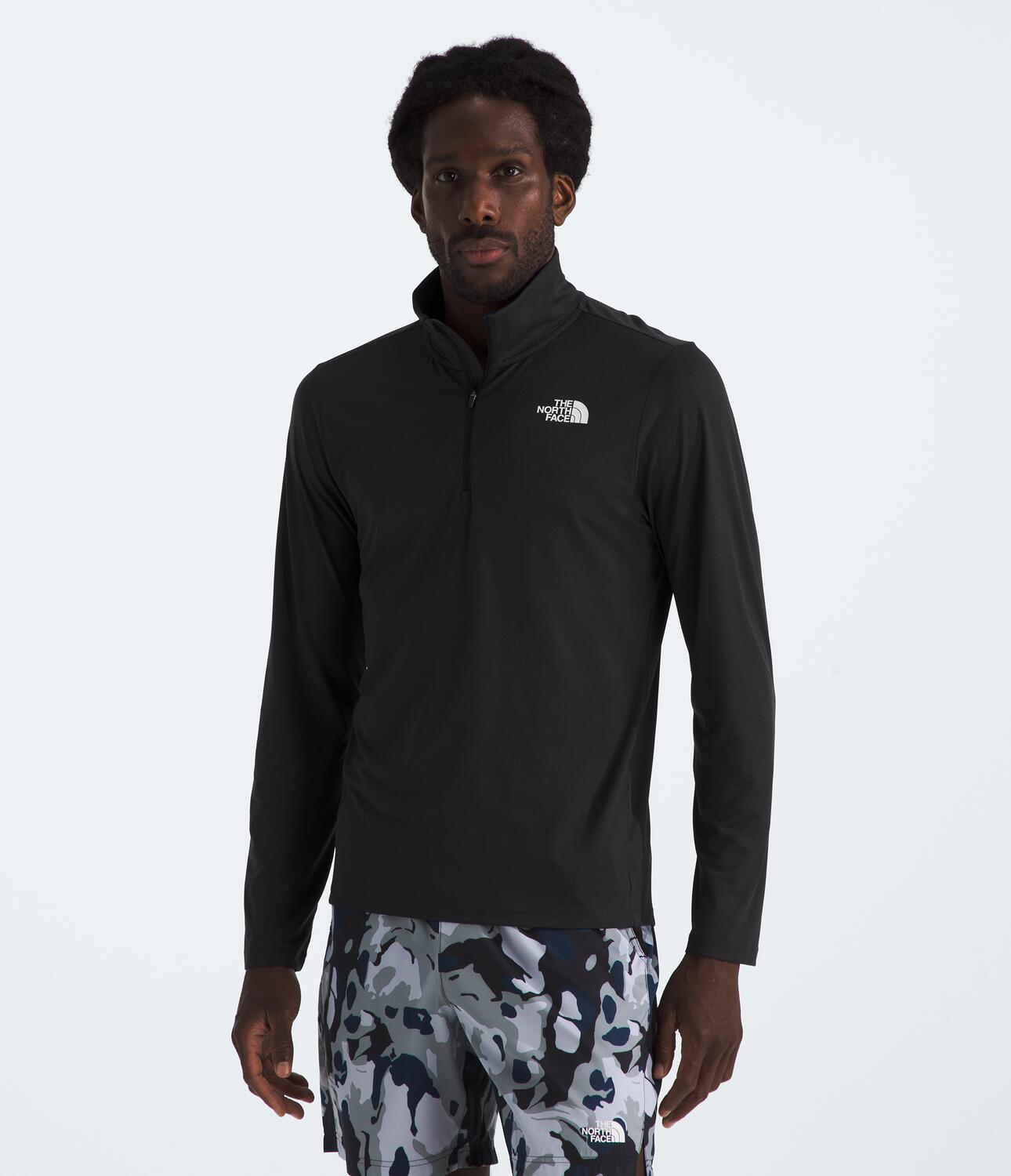 Men's 24/7 Performance 1/4 Zip Long Sleeve T-Shirt - Moisture Wicking Athletic Top for Running, Gym & Outdoor Activities - Style NF0A8949