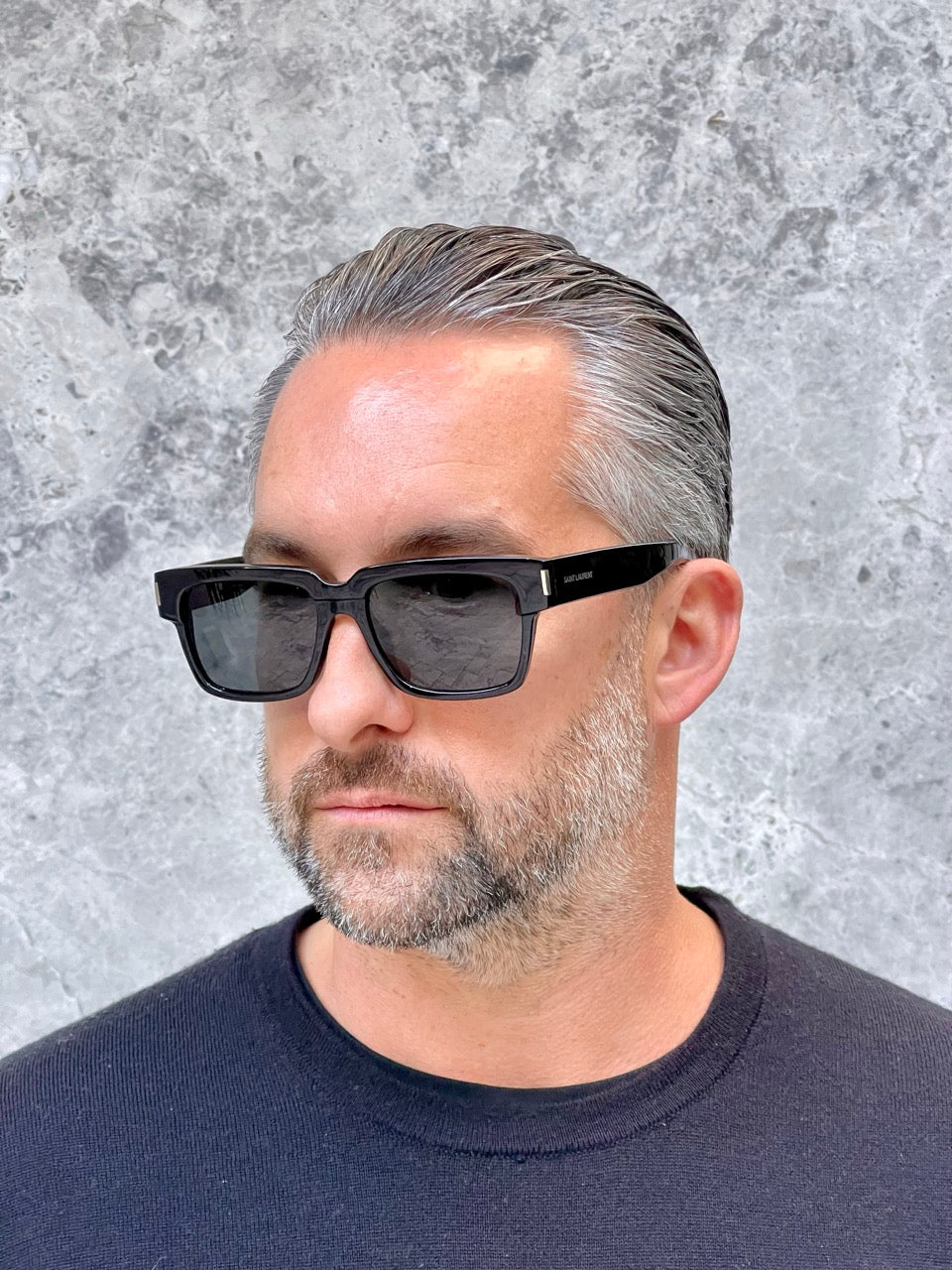 Saint Laurent SL 732F 001 Vadim Black Sunglasses - Luxury Designer Shades for Men & Women | Perfect for Fashion, Travel & Outdoor Activities