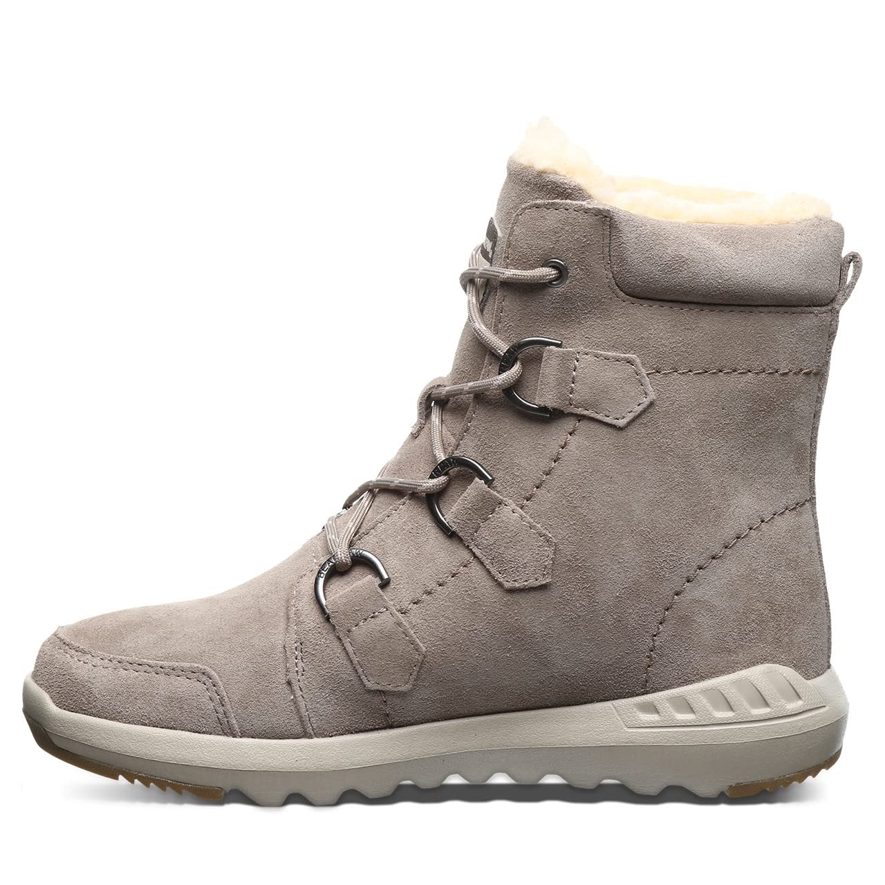BEARPAW Women's Tyra Suede Lace-Up Boots - Comfortable & Stylish Winter Boots for Women - Perfect for Hiking, Casual Wear & Outdoor Activities