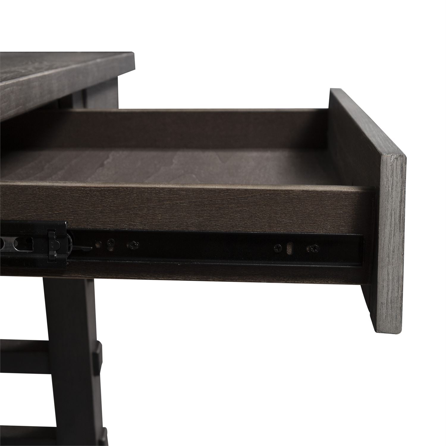 Modern Farmhouse Office Desk - Rustic Wooden Writing Table with Storage Drawers for Home & Workspace - Perfect for Remote Work, Study & Creative Projects