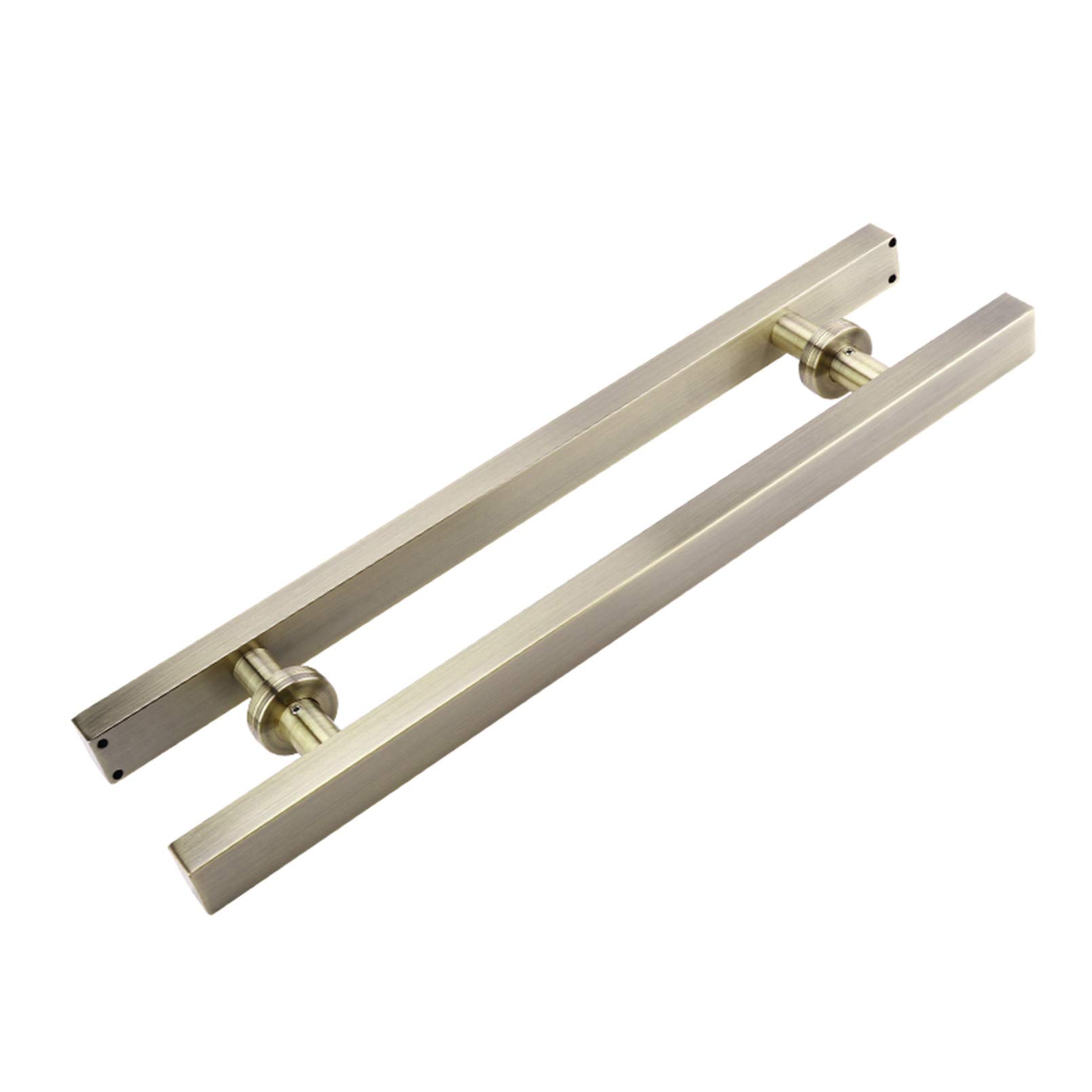 Heavy Duty Stainless Steel Sliding Barn Door Handle - T Bar Shower Pull Push Handles for Bathroom, Glass Shed & Office Doors (7 Sizes) - Perfect for Hotels, Homes & Commercial Spaces