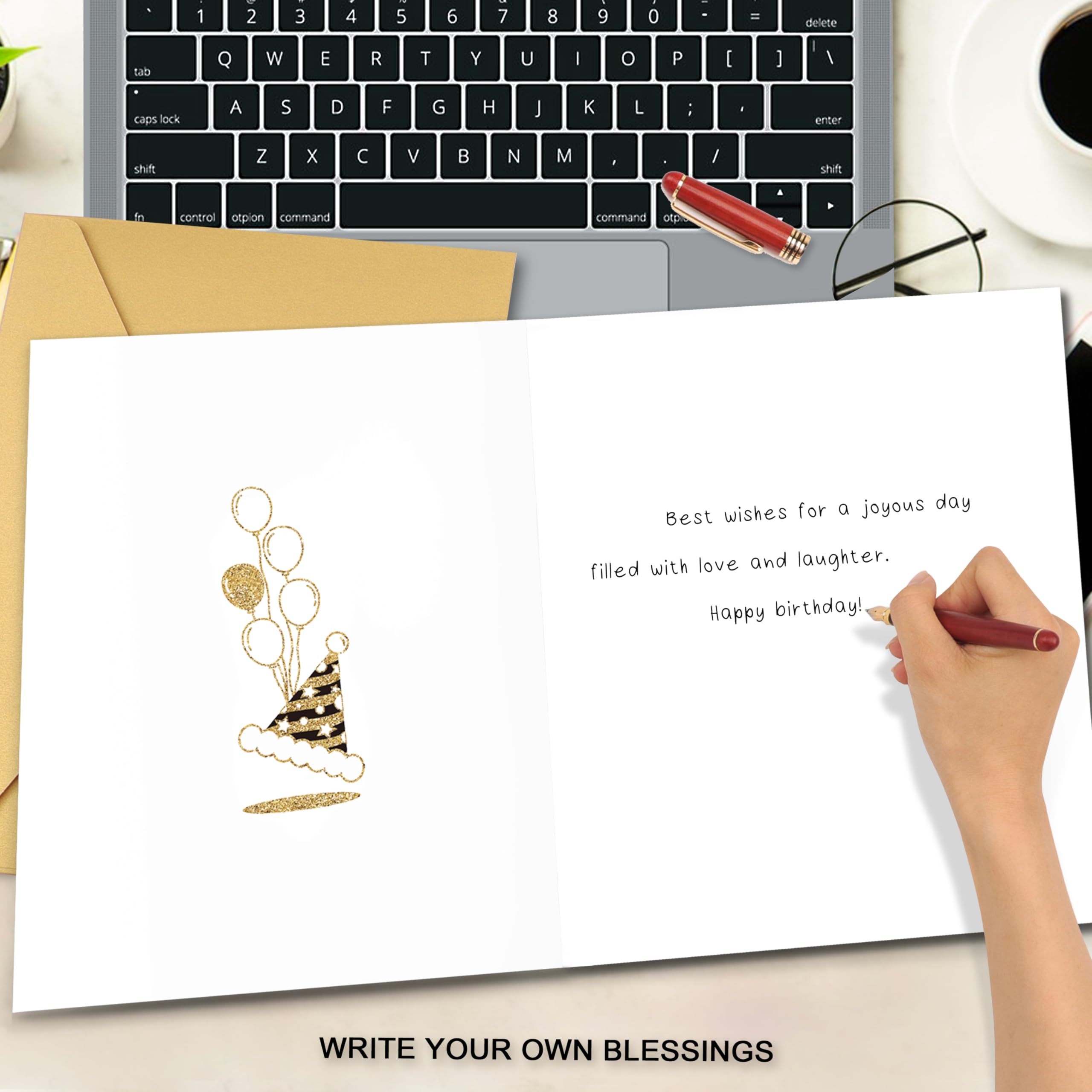 75th Birthday Card & Decorations for Women & Men - Black Gold Retro 1950s Theme - Perfect 75th Birthday Gifts for Dad, Mom, Grandparents - Ideal for Milestone Celebrations, Parties & Anniversaries