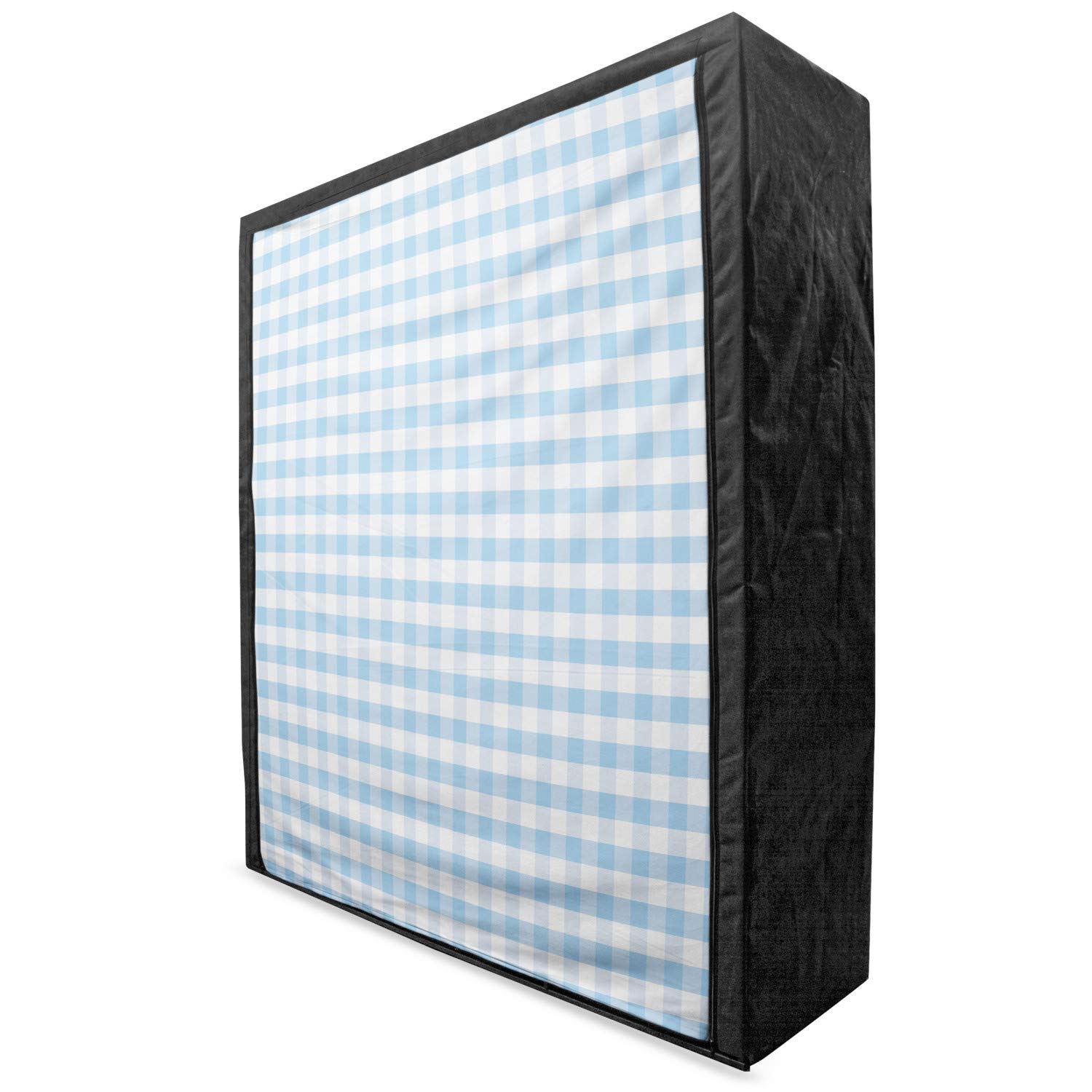 Ambesonne Checkered Portable Fabric Wardrobe - 59