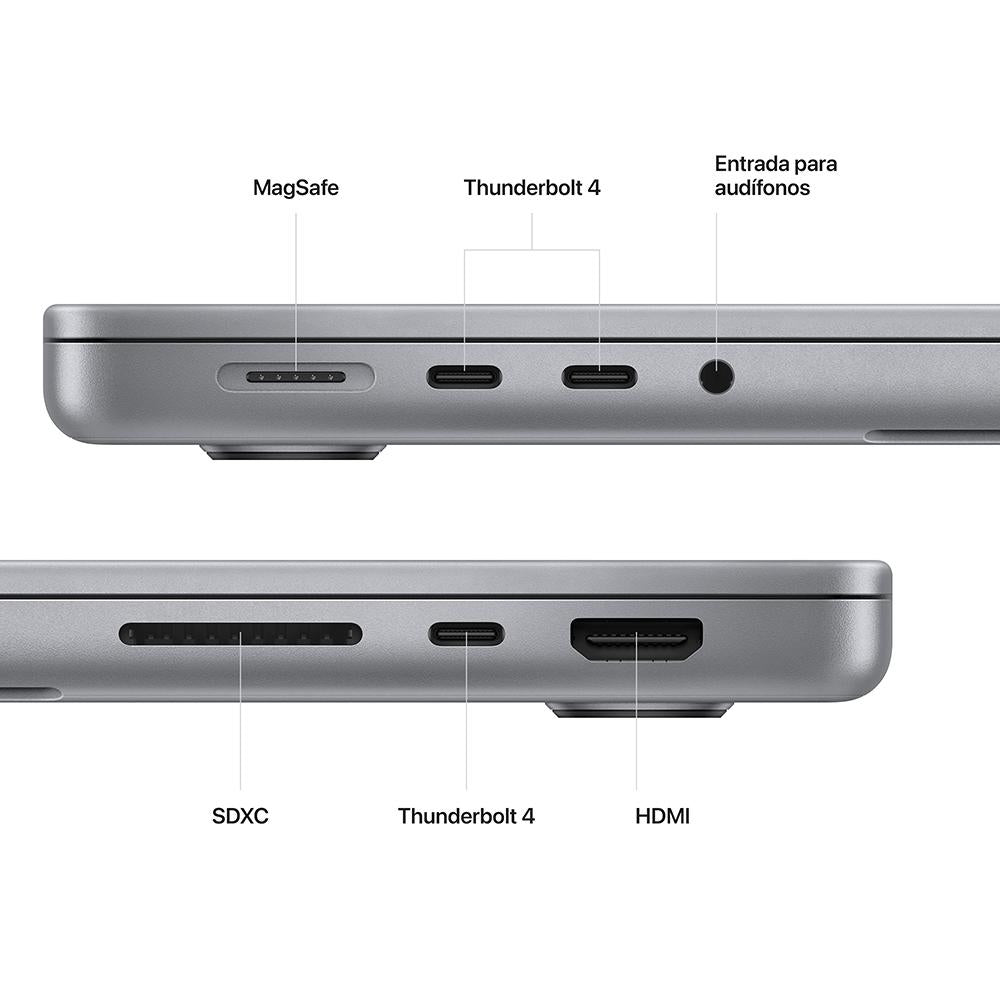 14-inch MacBook Pro with Apple M2 Pro Chip - 10-Core CPU & 16-Core GPU, 512GB SSD (Space Gray) - Perfect for Graphic Design, Video Editing & Professional Work