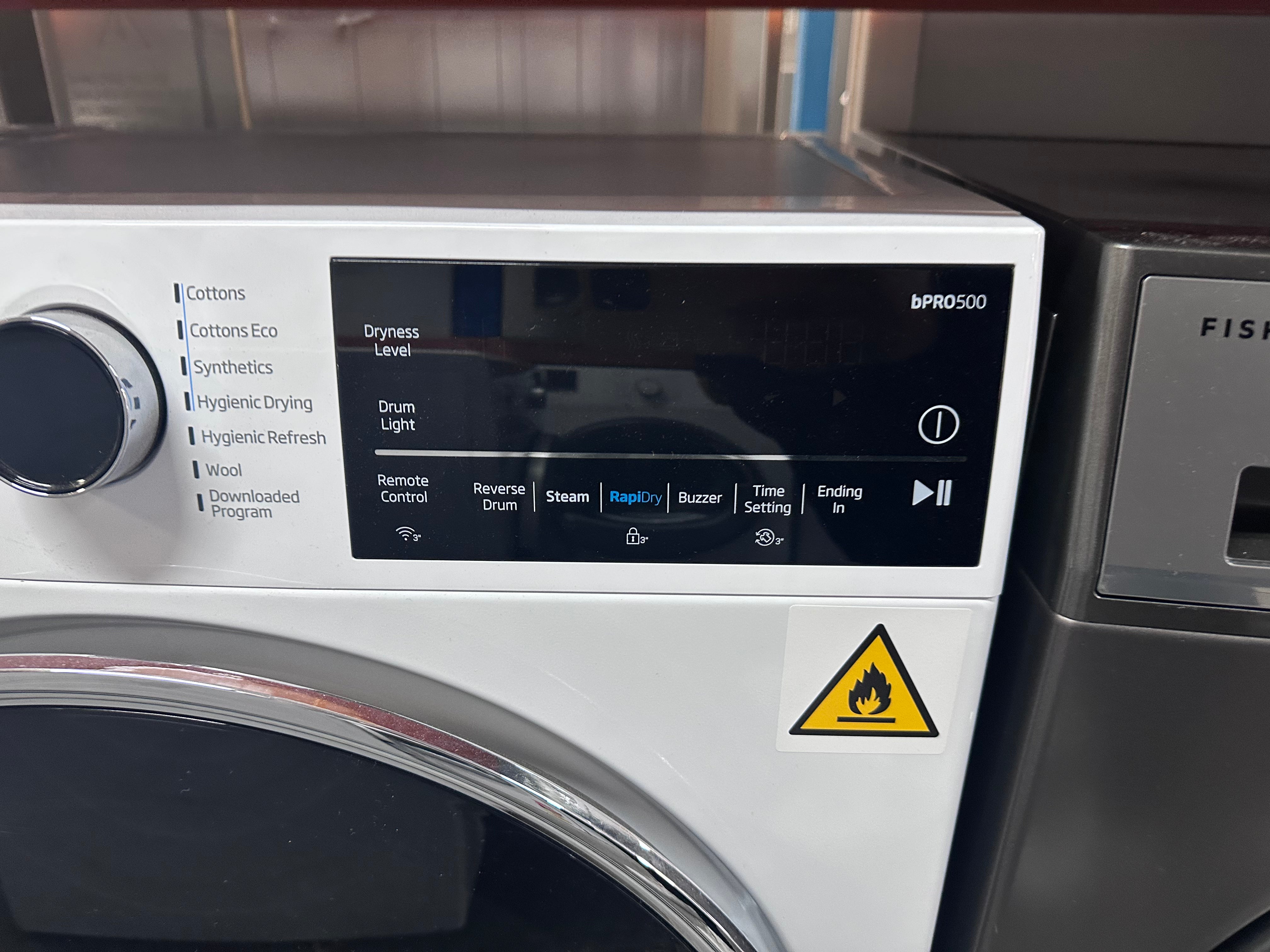 Beko BDPB904HW 9kg Hybrid Heat Pump Dryer - Energy Efficient White Laundry Dryer [Factory Second] for Apartments & Small Homes