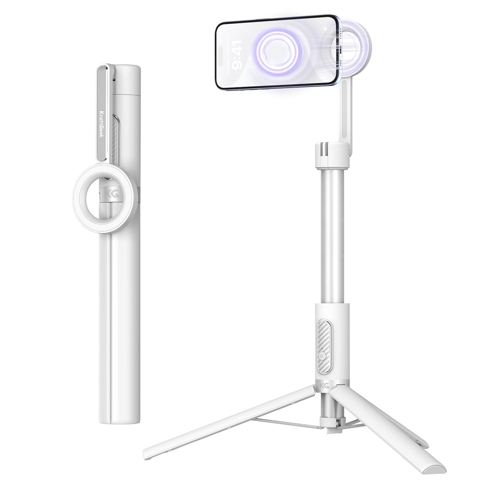 Magnetic Selfie Stick Tripod for iPhone 16 Pro Max - 64