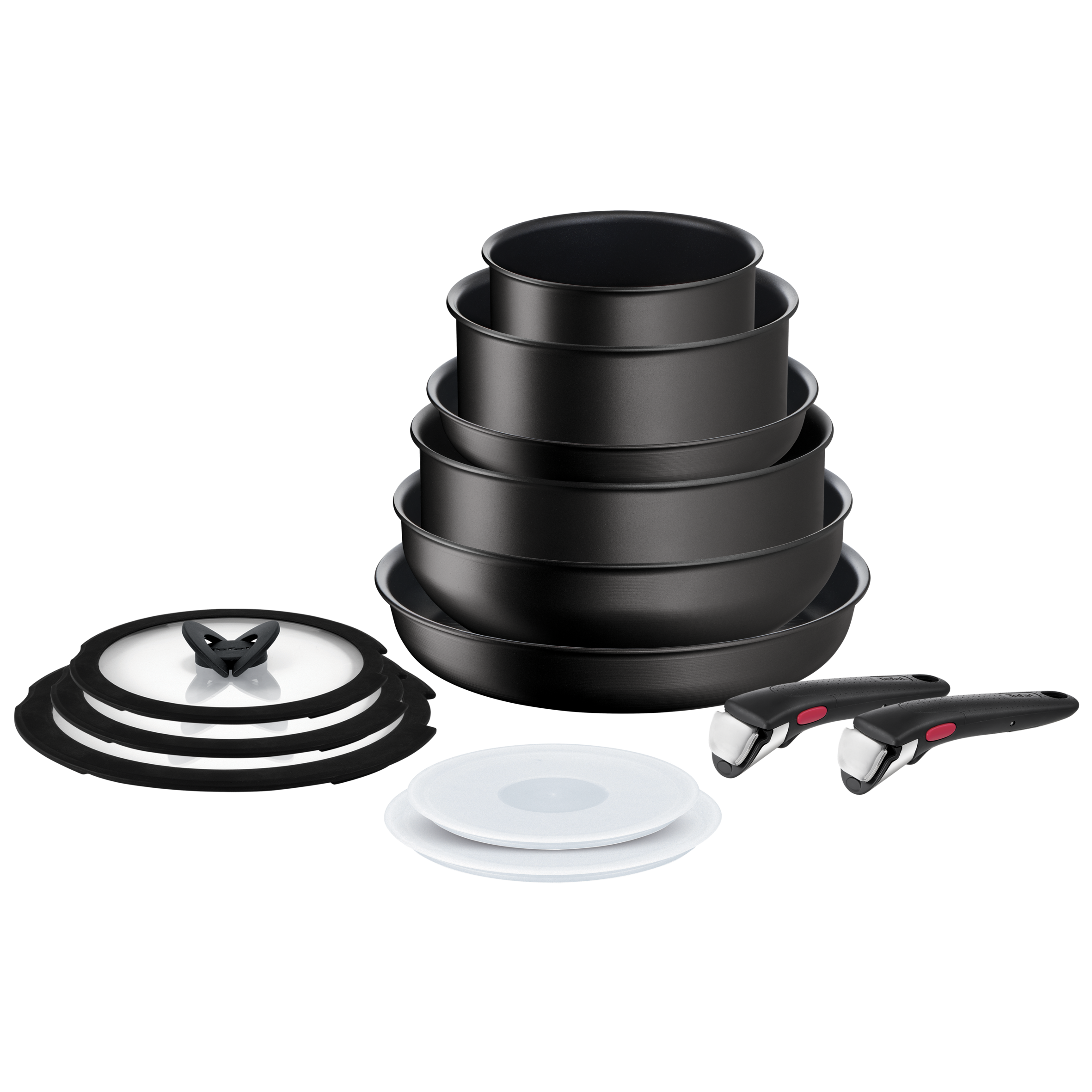 Tefal Ingenio Unlimited Induction Non Stick 13-Piece Cookware Set - Premium Stainless Steel Pots & Pans for Gas, Electric & Induction Stoves - Perfect for Home Cooking, Baking & Entertaining