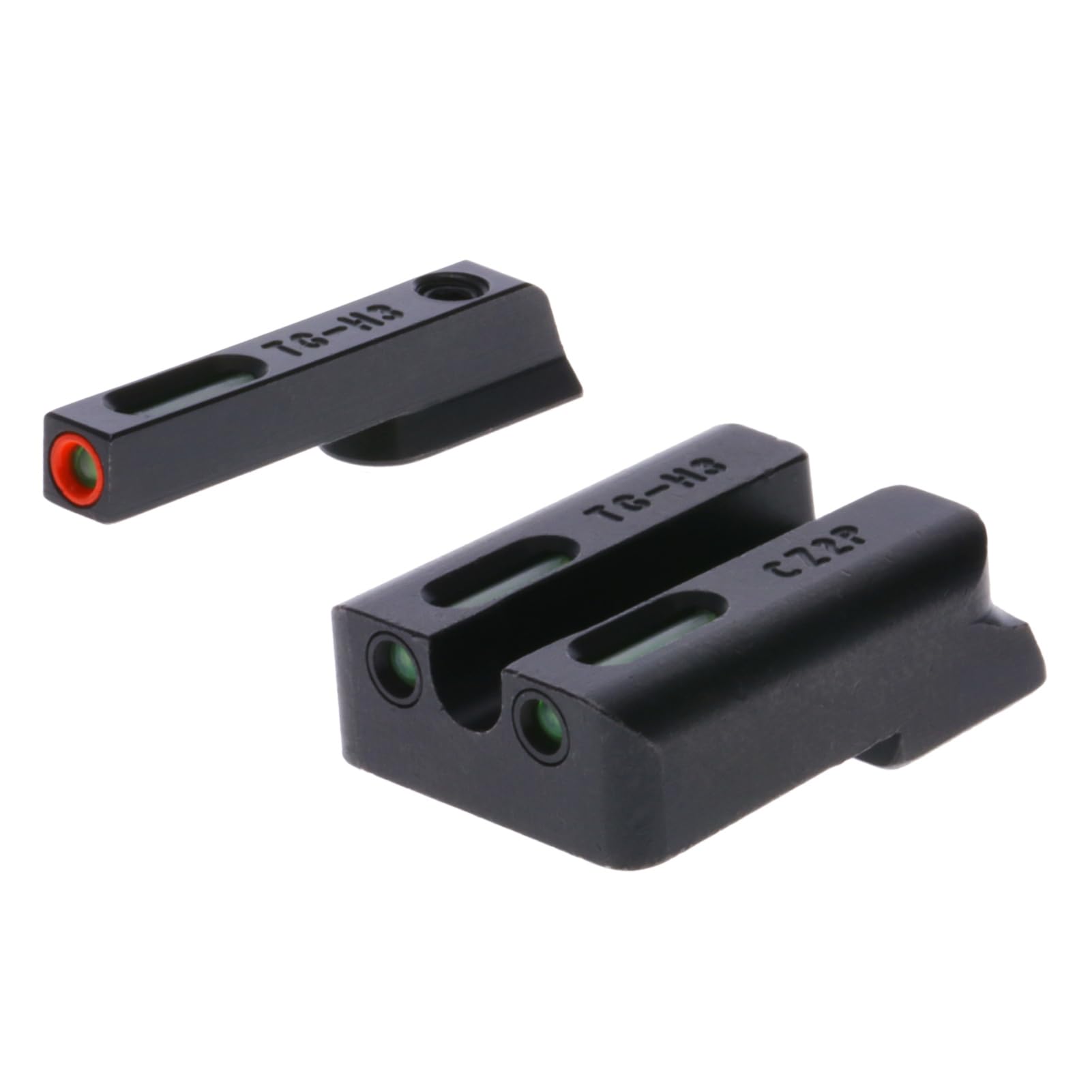 Truglo TFX PRO Handgun Sight - Tritium & Fiber Optic Night Sight for Glock, SIG, 1911 - Shock Proof, Compact & Durable for Home Defense & Tactical Shooting