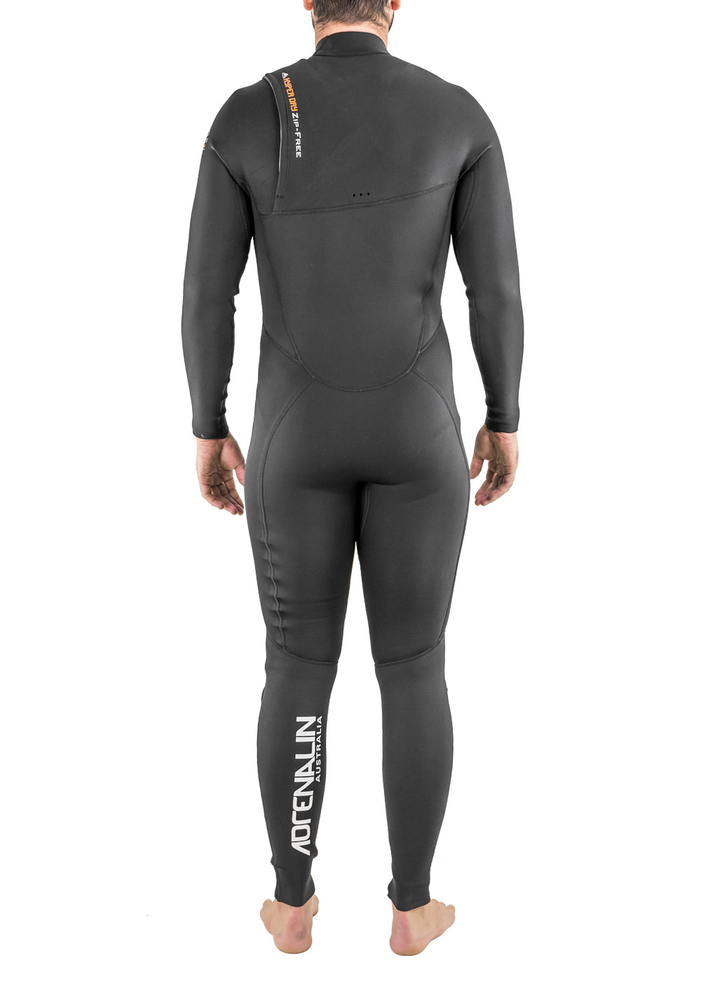 Adrenalin Men's Hyperdry 3/2mm Zipperless Steamer Wetsuit for Surfing, Diving & Water Sports - Premium Neoprene Full Wetsuit with Thermal Protection