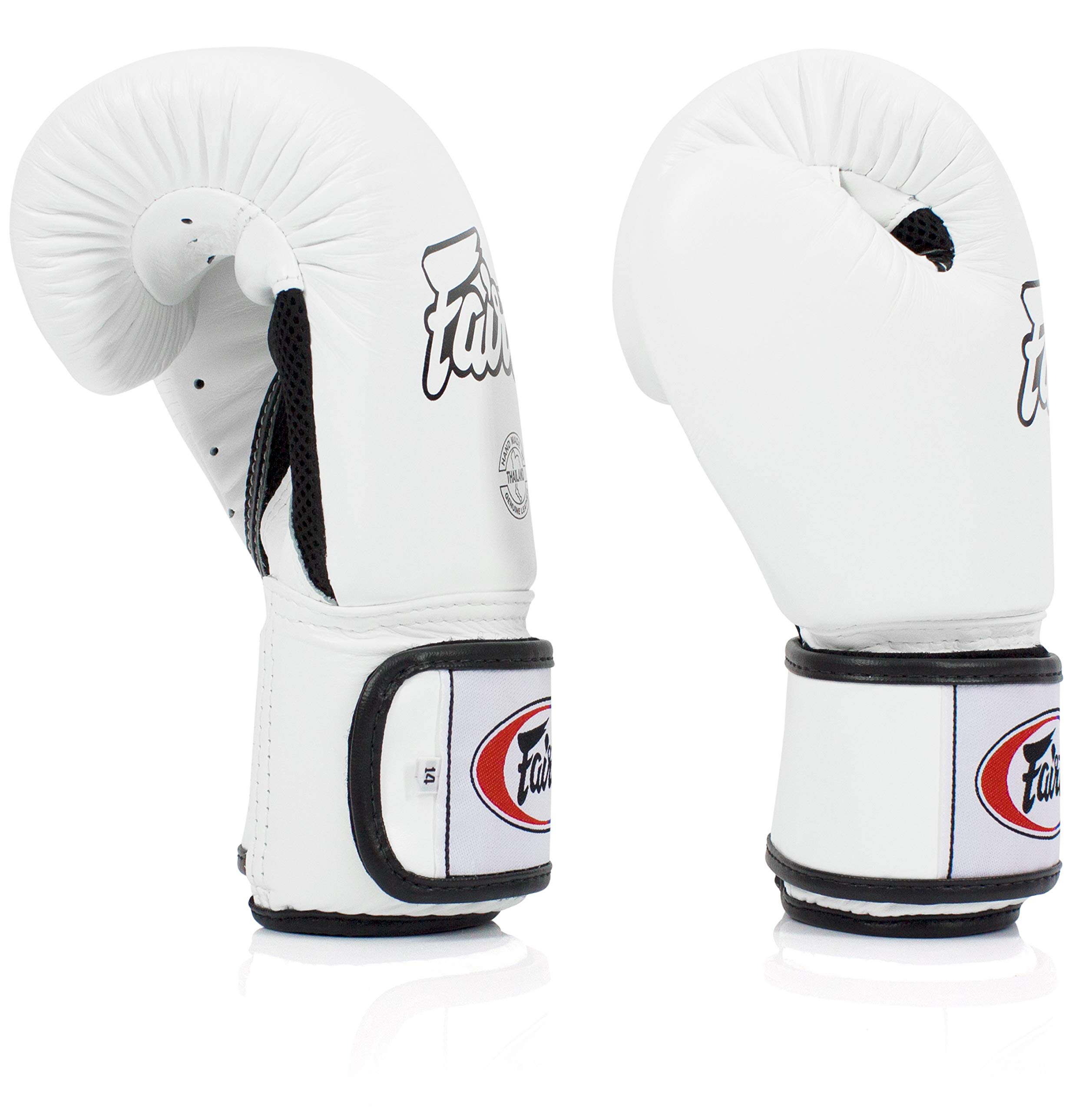 Fairtex BGV1BR Muay Thai Boxing Gloves - Breathable Training Gloves for Men, Women & Kids | Premium MMA, Kickboxing & Gym Workout Gloves | Lightweight & Shock Absorbent | Ideal for Sparring, Bag Work & Fitness Training