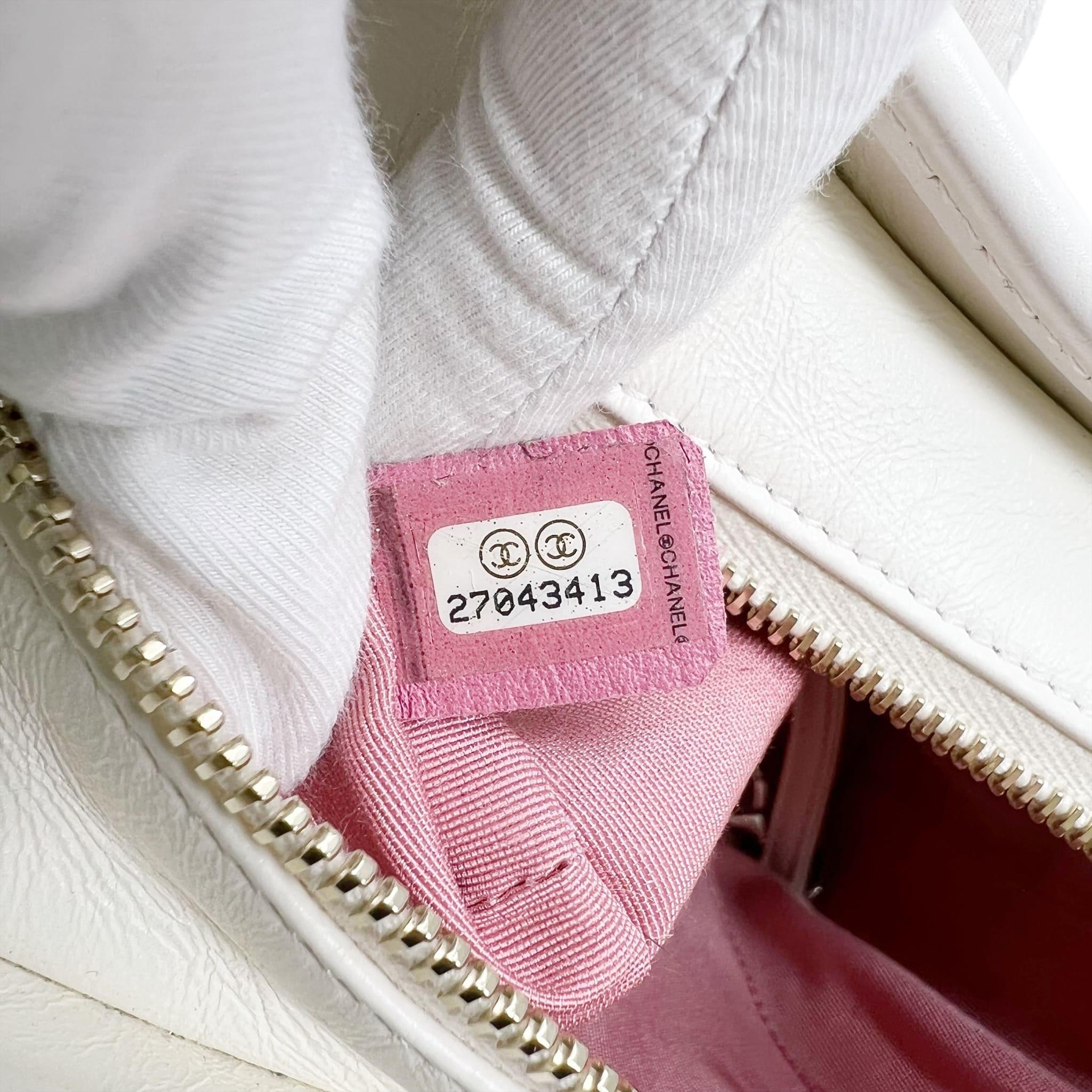 Chanel White Aged Calfskin Small Gabrielle Bag - Luxury Designer Handbag for Women, Perfect for Parties & Evening Events