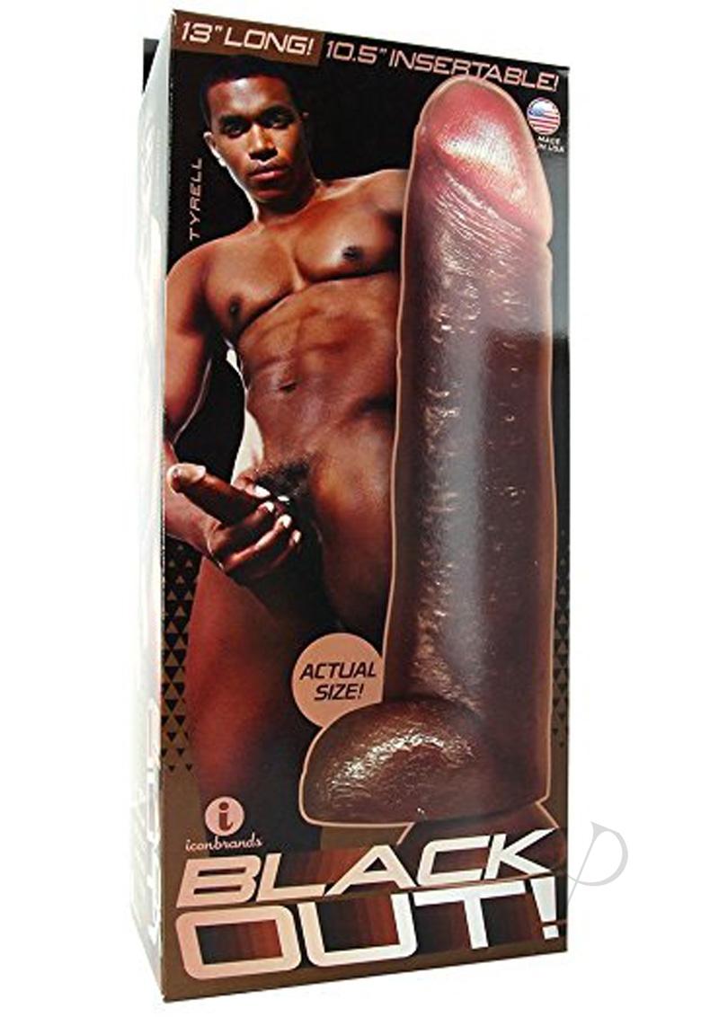 12.75 Inch Realistic Chocolate Cock Dildo - Lifelike Blackout Silicone Adult Toy for Couples & Solo Play, BDSM & Fantasy Roleplay