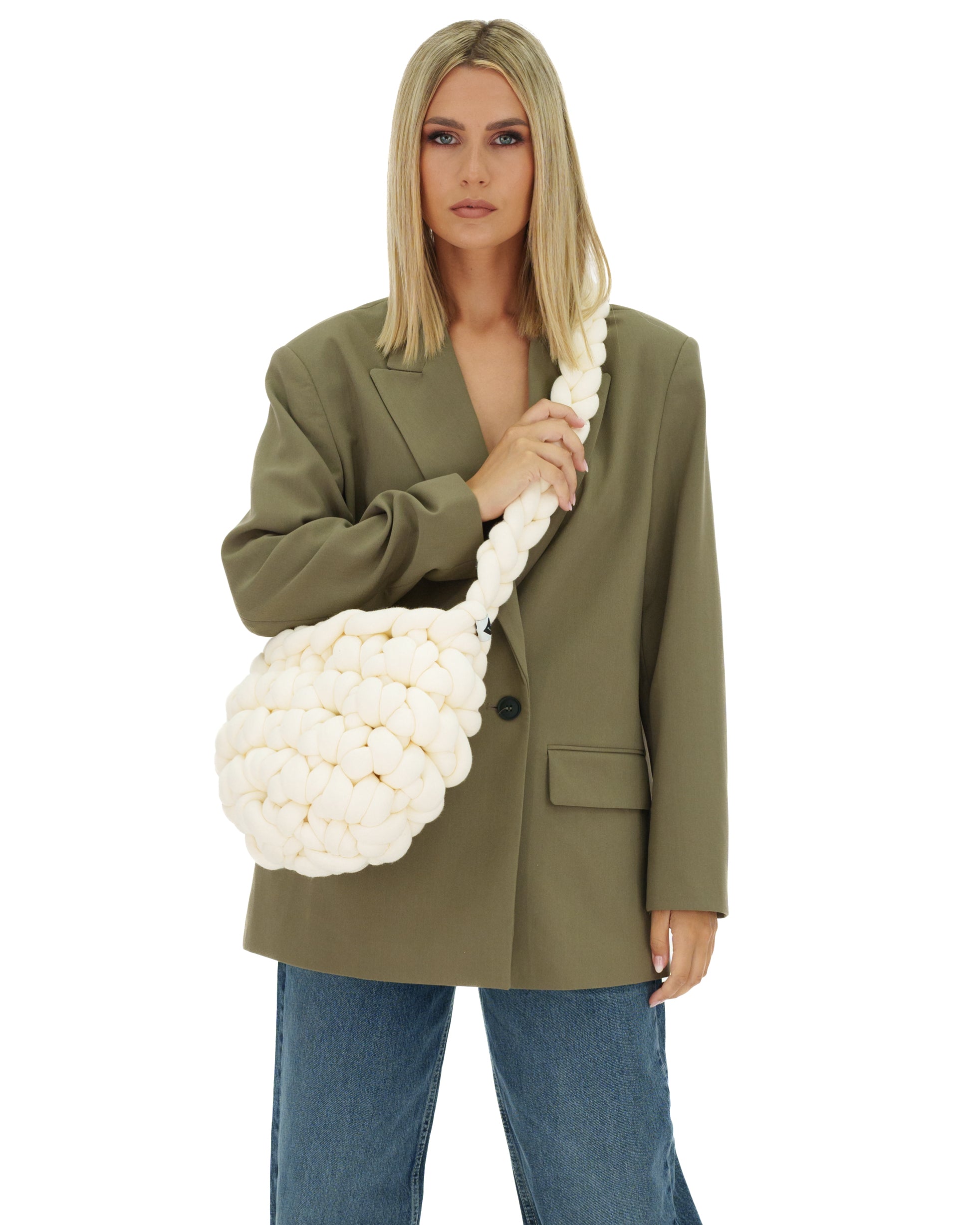 Stylish Big Knot Shoulder Bag for Women - Fashionable Crossbody Purse with Adjustable Strap, Perfect for Work, Travel & Daily Use