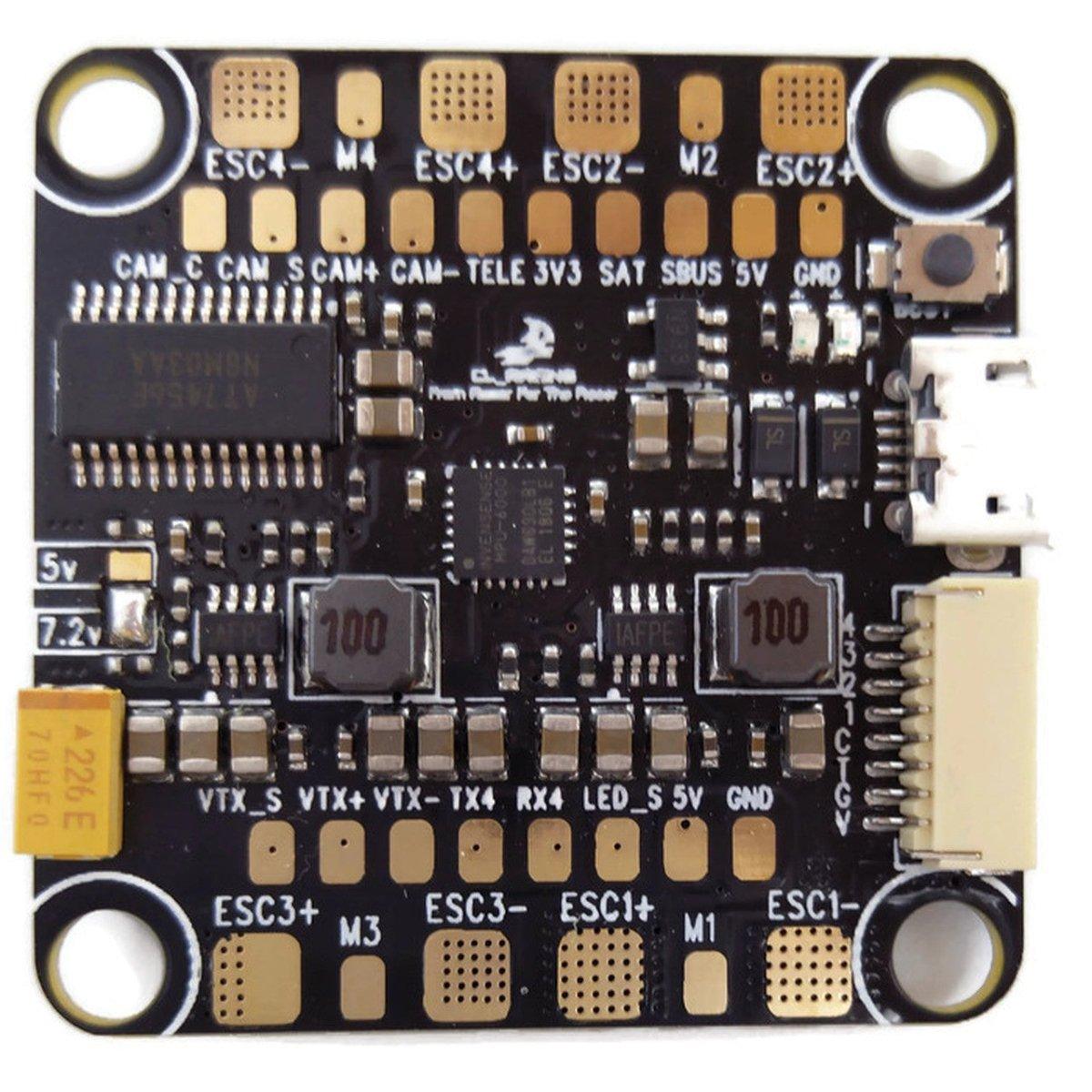 CL Racing F4S 30x30mm Flight Controller with PDB & OSD - All-in-One V1.6 for FPV Racing Drones (Perfect for DIY Quadcopter Builds and High-Speed Drone Racing)