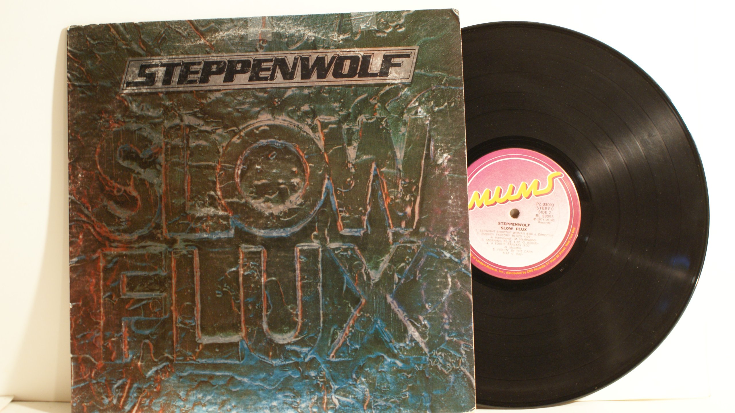 Steppenwolf Slow Flux Vinyl Record - Classic Rock Album for Collectors & Music Lovers | Perfect for Home Listening & Vintage Music Collections