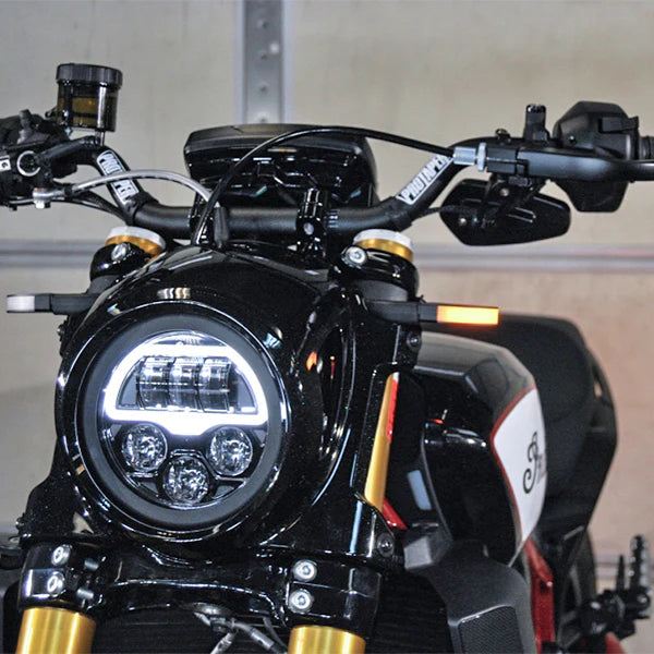 Indian FTR 1200 Front Turn Signals (2019-Present) - LED Motorcycle Indicators for Enhanced Visibility & Safety - Perfect for Street Riding & Custom Bike Builds