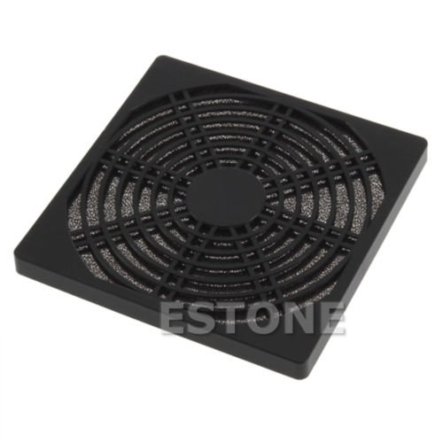 120mm Dustproof PC Case Fan with Sponge Filter - Dust Guard & Grill Protector Cover for Computer Cooling & Cleaning - Ideal for Gaming Rigs, Workstations & Home Office PCs
