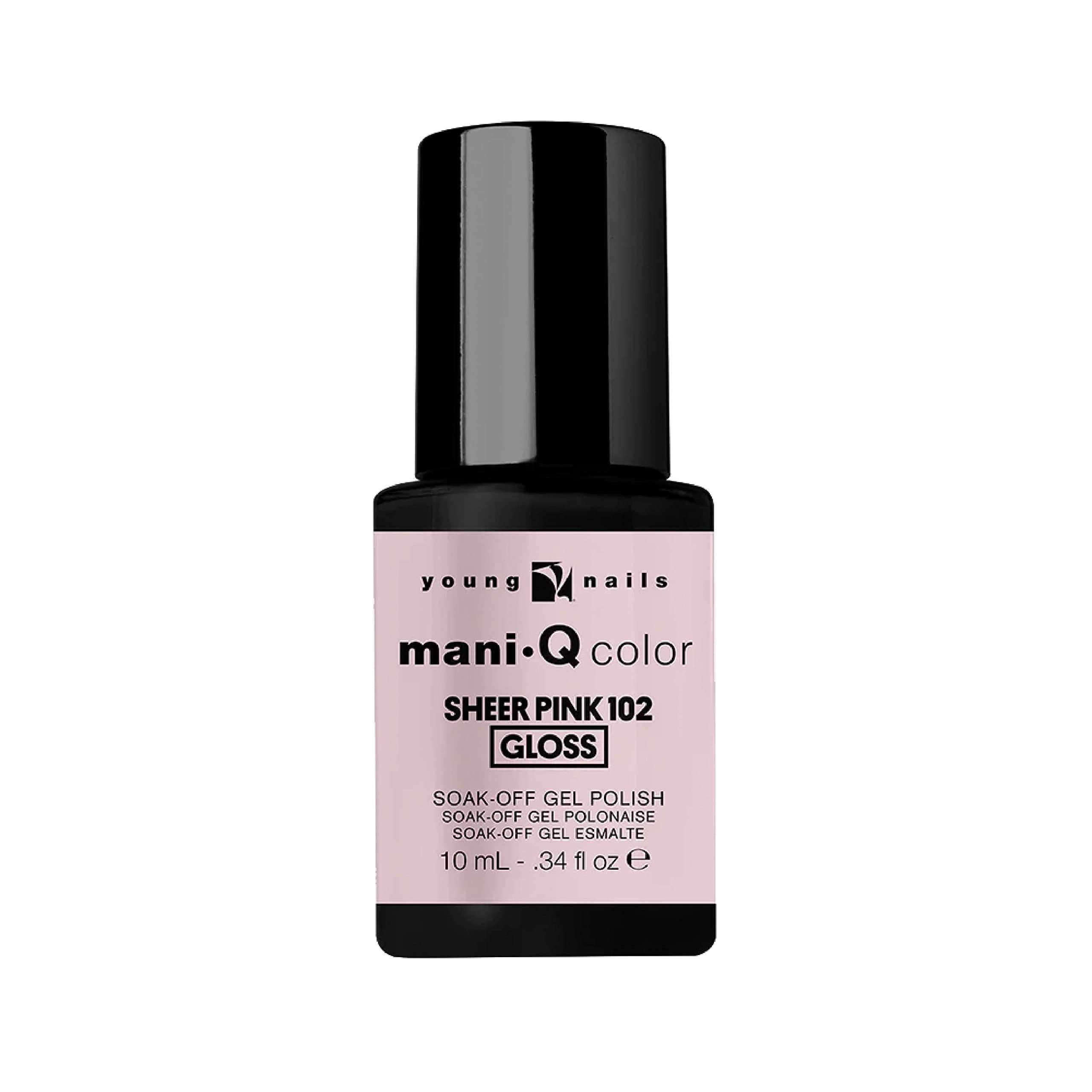 Young Nails ManiQ Gel Polish - Long Lasting Soak Off UV LED Nail Polish - Professional Salon Quality Gel Nail Polish Kit for Home & Salon Use - Perfect for Manicures, Pedicures & Nail Art Designs