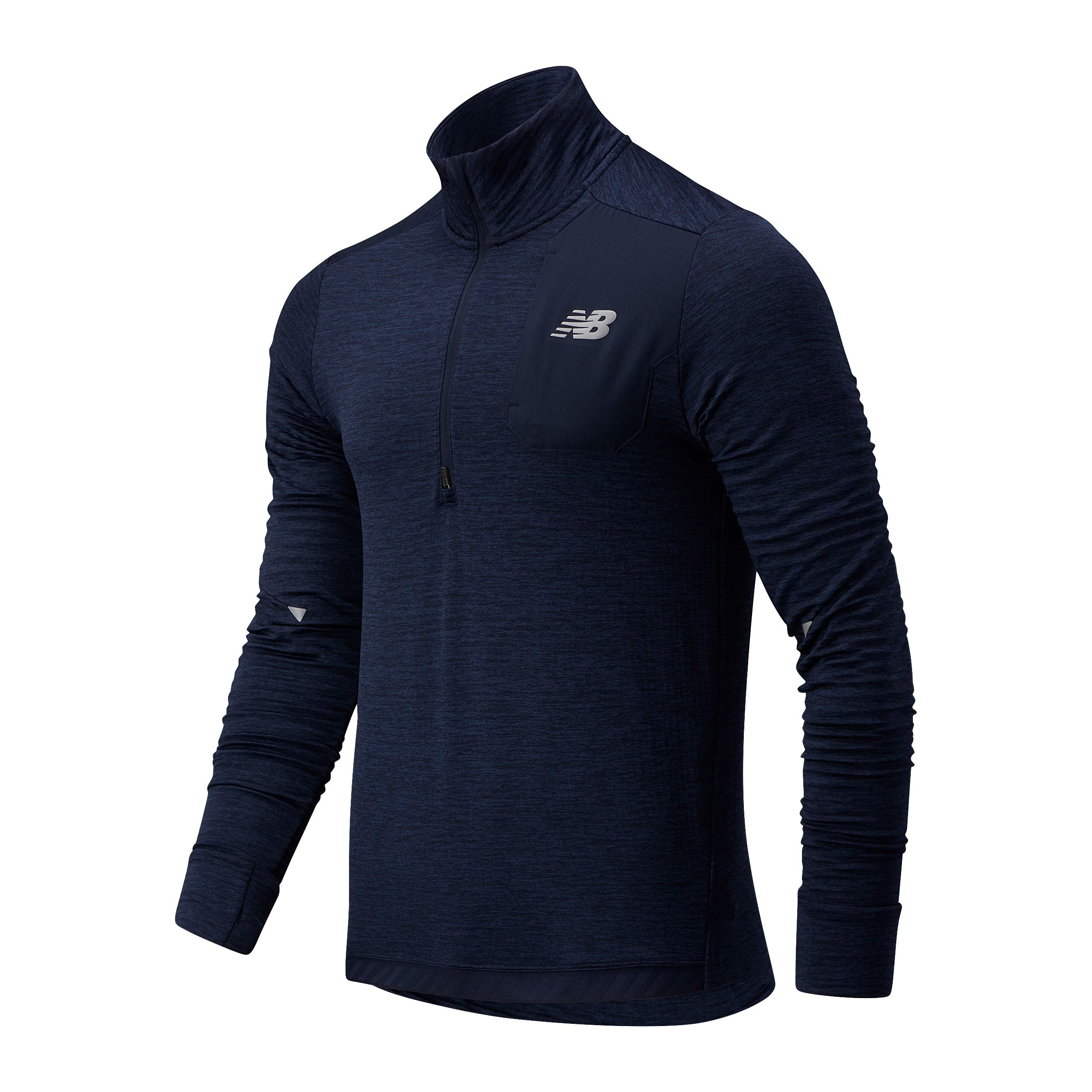 New Balance Men's NB Heat Grid Half Zip Pullover - Lightweight Running & Training Jacket for Men - Moisture-Wicking & Breathable Workout Top for Gym, Jogging & Outdoor Sports