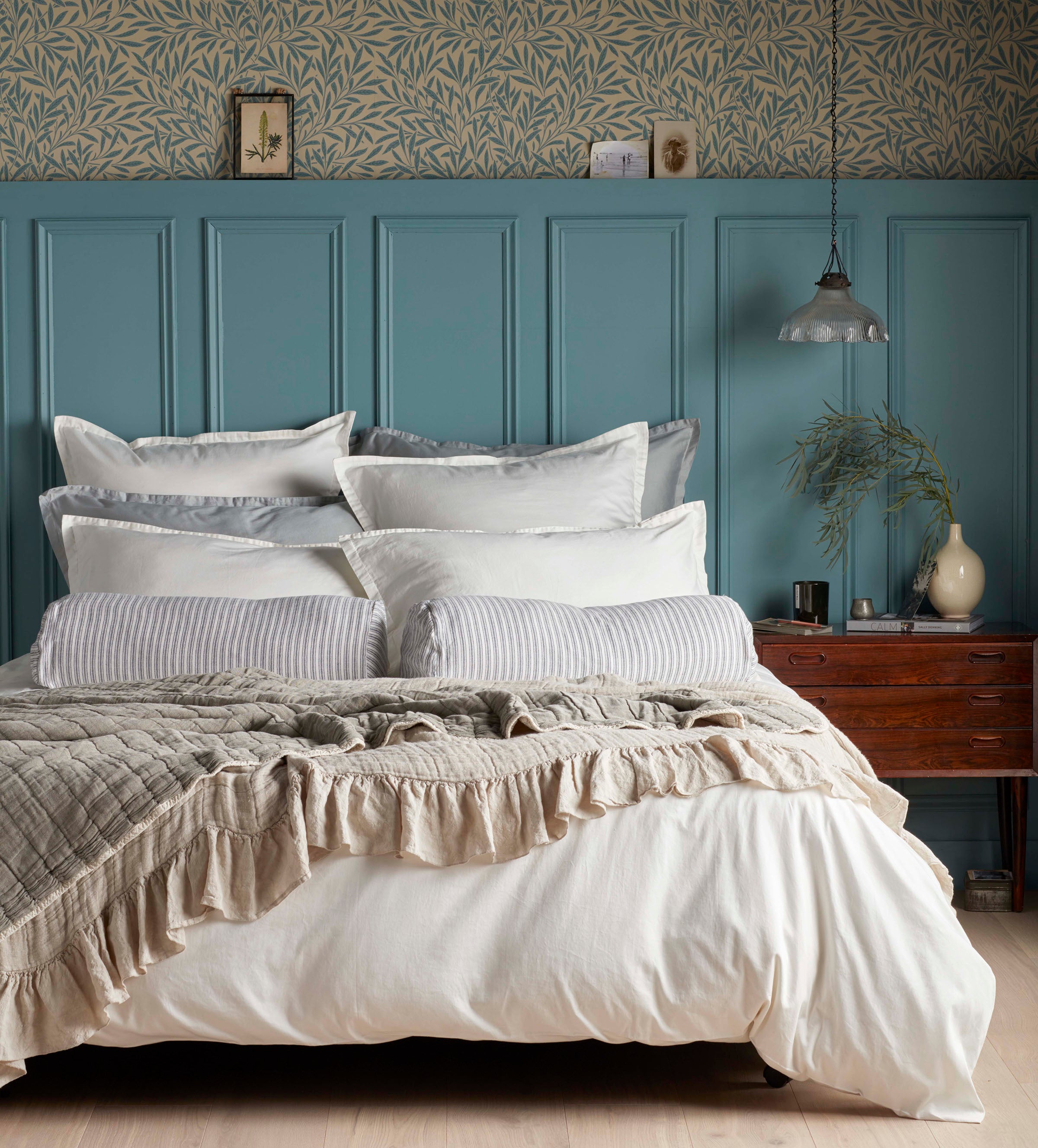 Premium 100% Cotton Duvet Cover Set - Ultra Soft & Breathable Bedding for All Seasons - Perfect for Master Bedroom, Guest Room & Dormitory