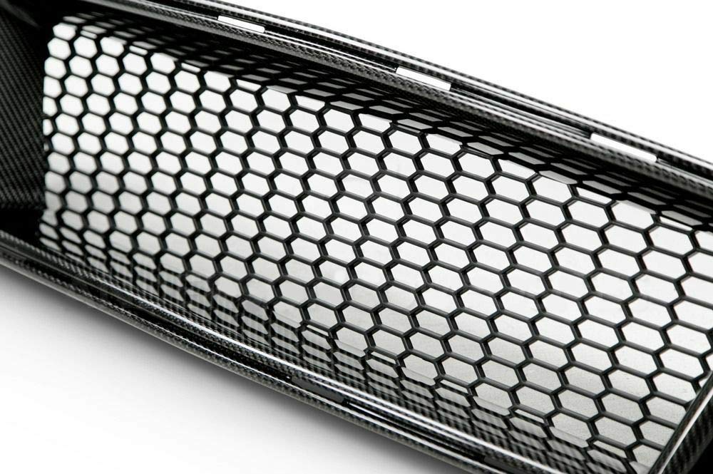 High Performance Carbon Fiber ABS PP Mesh Grille for 2015-2017 Ford Mustang (Front Upper & Lower) - Durable Car Exterior Upgrade for Enhanced Style & Airflow