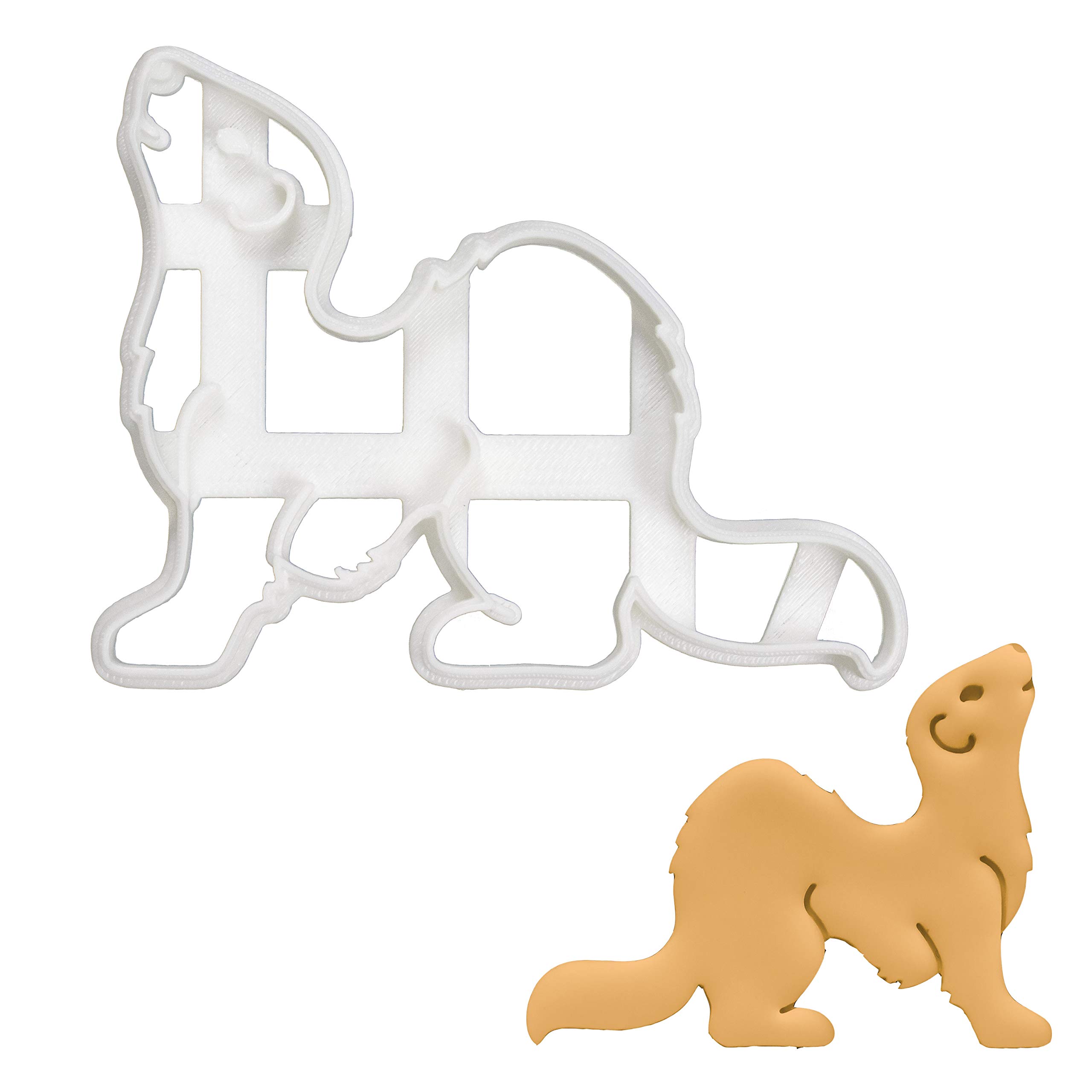 Ferret-Shaped Cookie Cutter - 1 Piece Stainless Steel Baking Tool for Animal-Themed Cookies | Perfect for Birthday Parties, Baby Showers & Holiday Baking