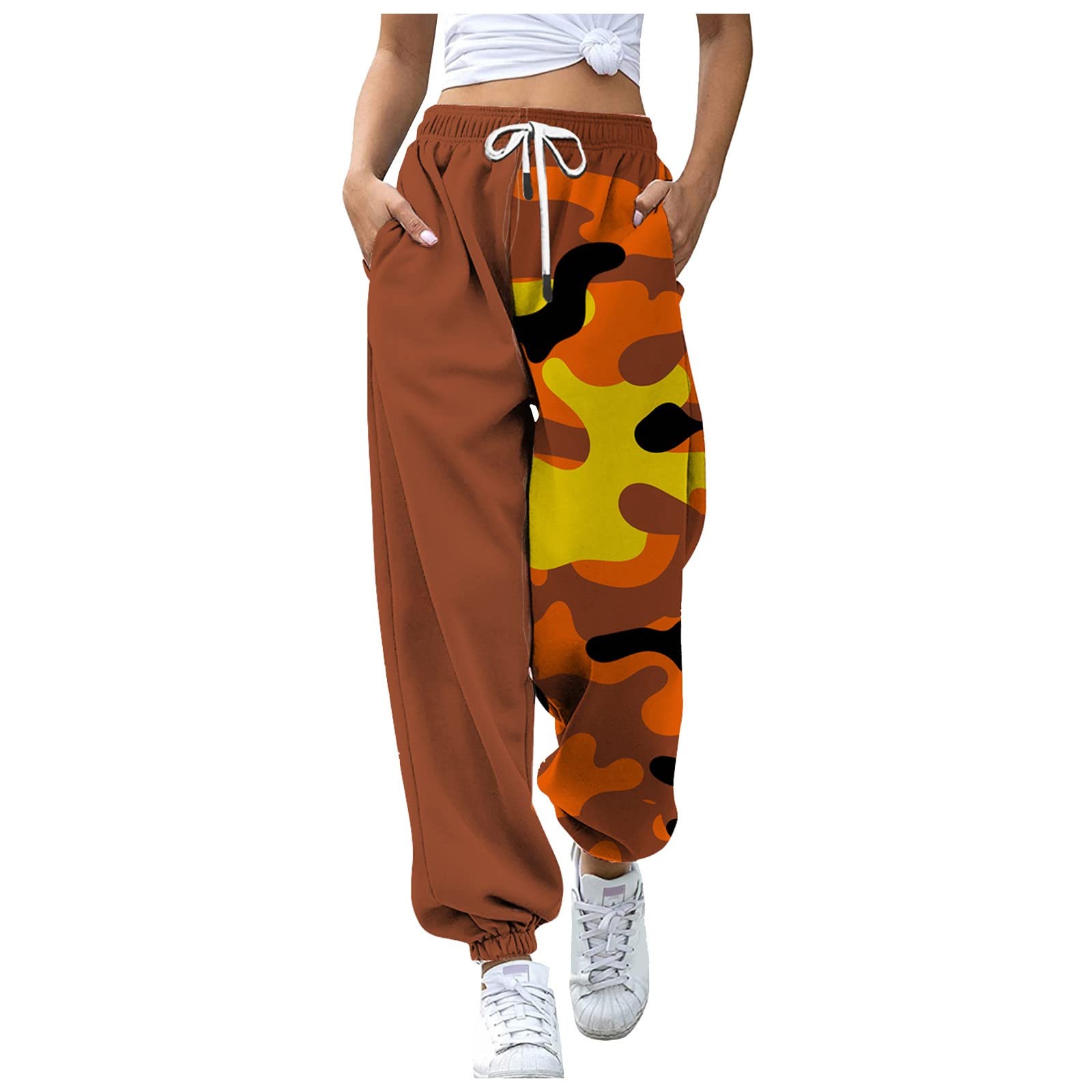 Stylish Women's Printed Pencil Pants for Summer - High Waist Stretch Trousers with Elastic Waistband | Office Wear, Casual Outfits & Party Fashion