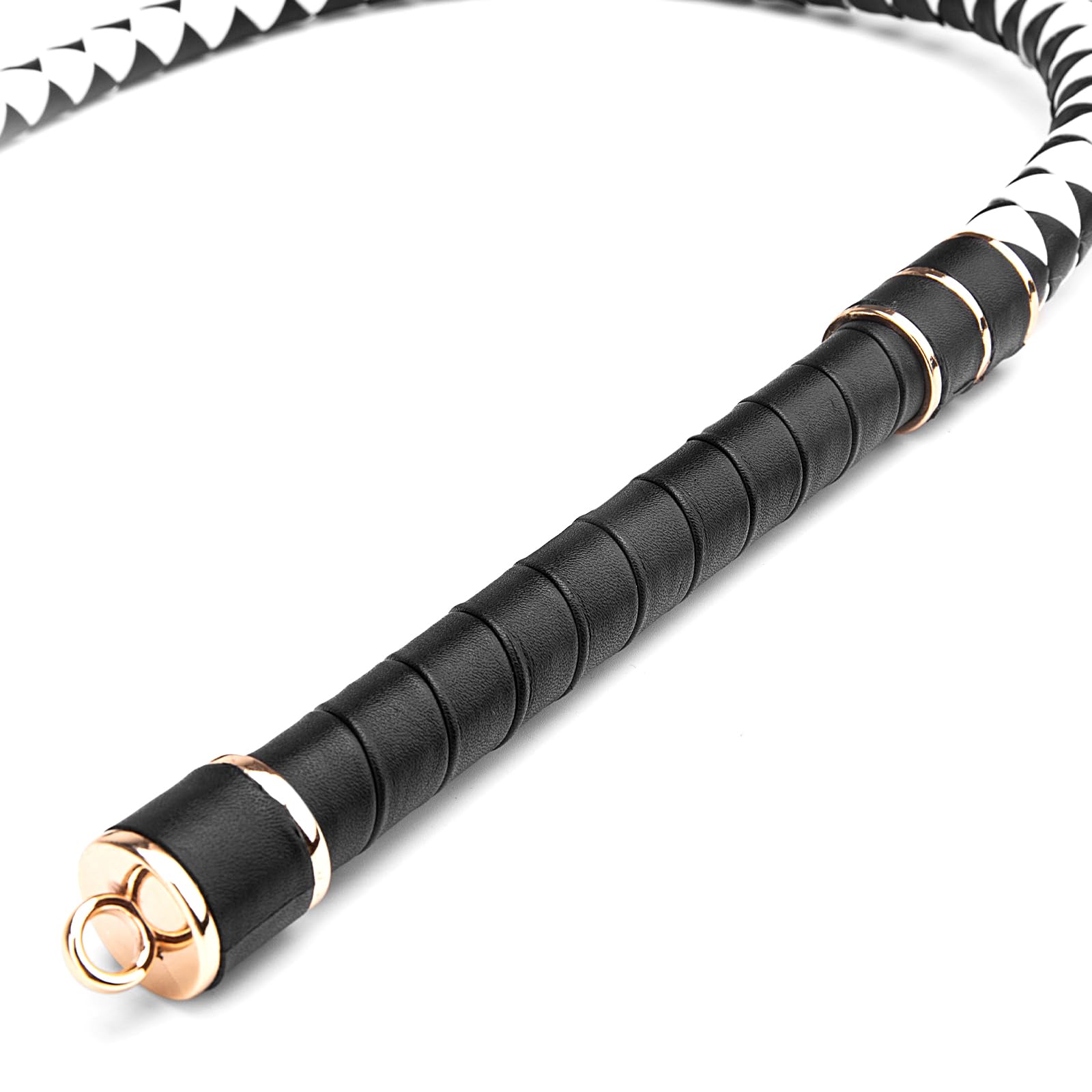 Premium SM Leather Restraint Bondage Set for Couples - BDSM Role Play Kit with Training Whip & Teaser for Spanking, Flirting & Sensual Play - Perfect for Bedroom Bondage, Adult Games & Kinky Couples Night