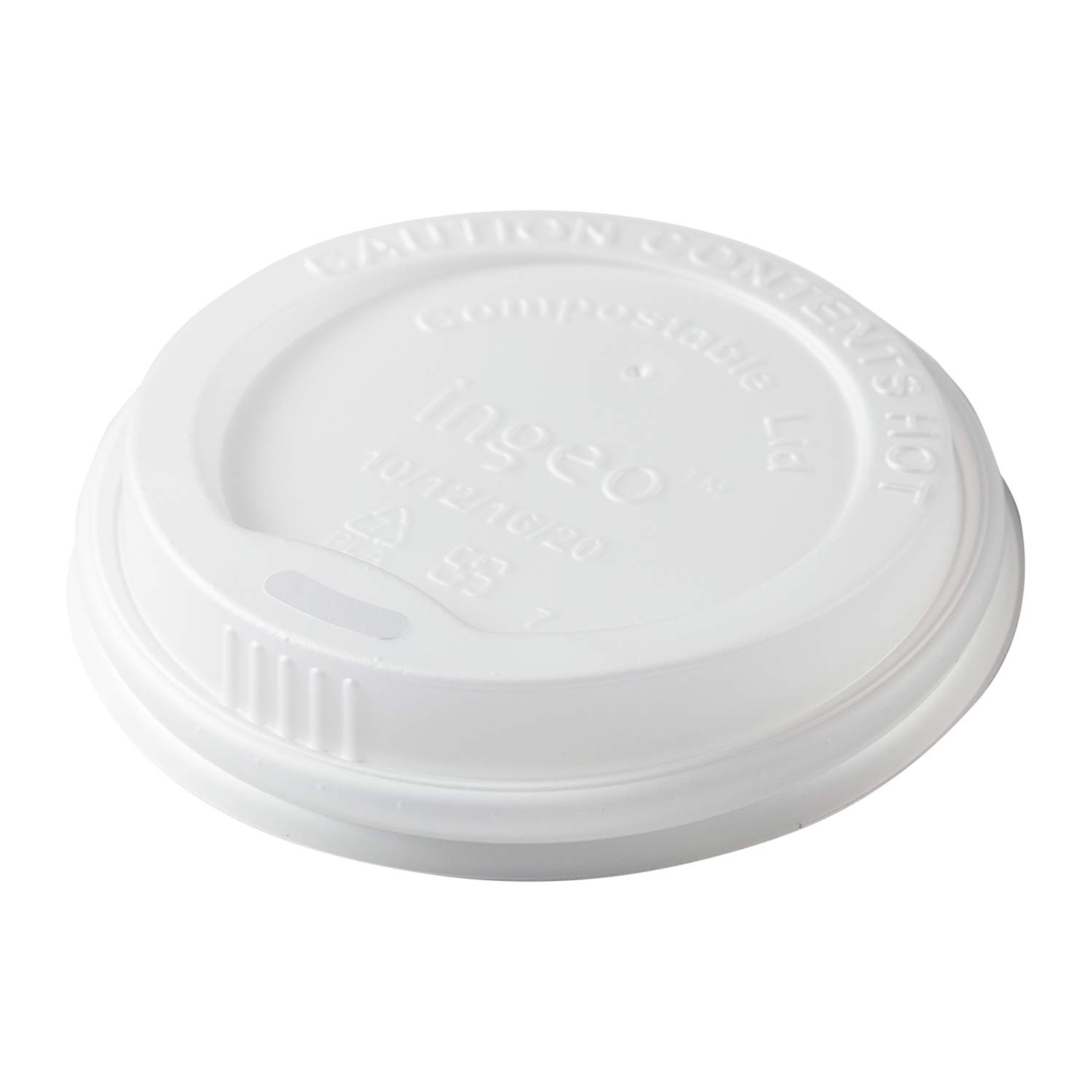 Eco-Friendly Compostable Lids for 10-20 oz Hot Cups | 1000ct Bulk Pack | Perfect for Coffee Shops, Cafes & Takeout Restaurants