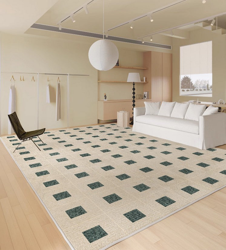 Modern Soft Area Rugs for Living Room & Bedroom - Contemporary Abstract Large Rugs Under Sofa - Office Decor Carpet - Perfect for Home, Apartment and Workspace