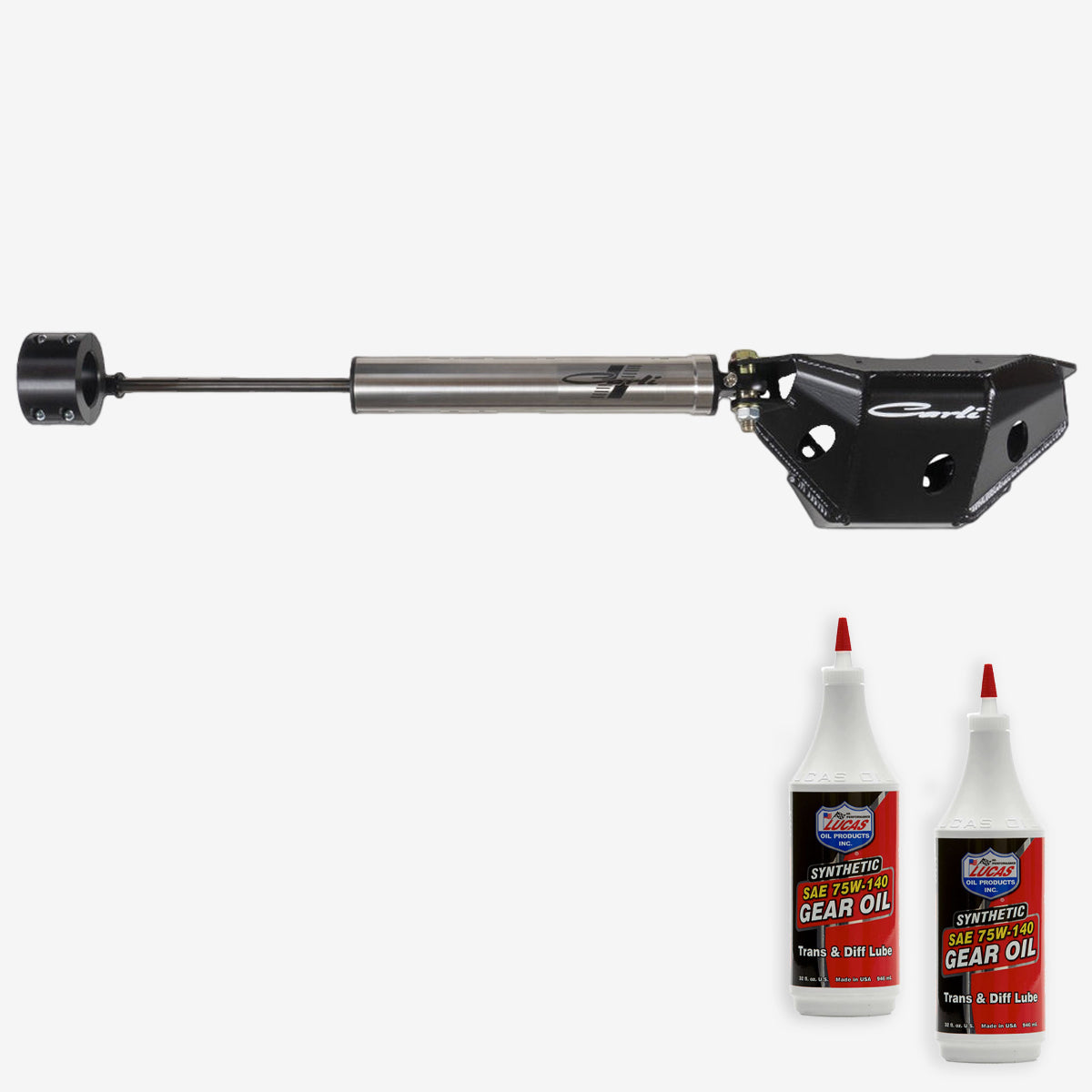 2005-2022 Ford F-250 F-350 Carli Low Mount Steering Stabilizer Kit - Heavy-Duty Off-Road Performance for Trucks & Towing