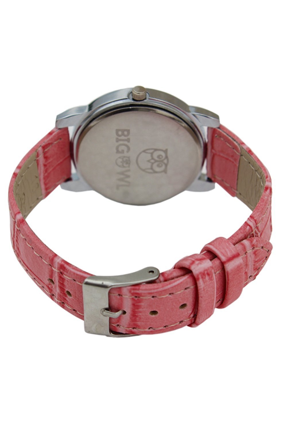 BIGOWL Women's Fashion Watch - Motivational 'It's Never Too Late' Quote, Casual Analog Leather Band Watch for Girls & Women | Perfect Gift for Birthdays, Graduation, and Everyday Inspiration