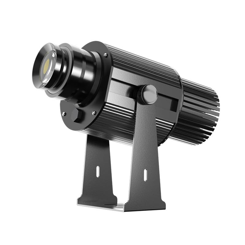 40W LED GOBO Projector - Custom Logo & Image Projector Light with Rotating Glass Gobos for Outdoor Advertising - Perfect for Hotels, Restaurants, Events & Business Signs (Includes 2 Custom Color Rotating Glass Gobos) - Ideal for Brand Promotion, Wedding Decor & Architectural Lighting