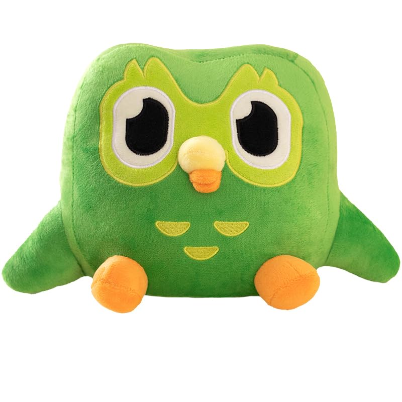 12 Inch Green Owl Plush Toy - Soft Stuffed Animal Pillow for Kids, Cute Collectible Gift for Owl Fans - Perfect for Sofa Decor, Car Cuddling & Bedtime Comfort