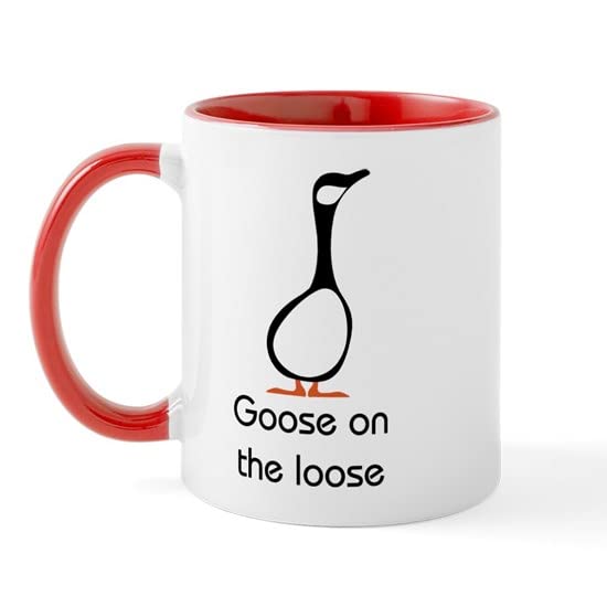 Goose Themed Ceramic Coffee Mug & Tea Cup - 11 oz Capacity - Perfect for Hot Beverages, Office Use & Gift Giving