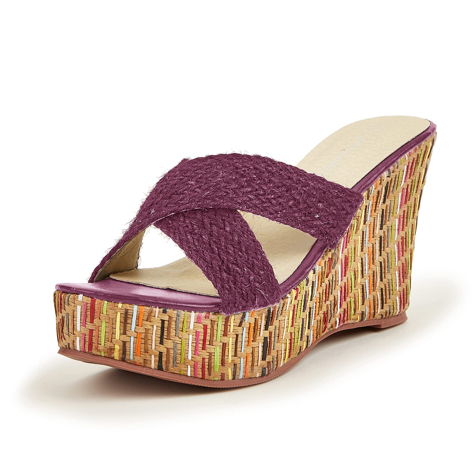 Getmorebeauty Women's Casual Summer Wedge Sandals - Comfortable Slide Platform Sandals for Beach, Vacation & Everyday Wear