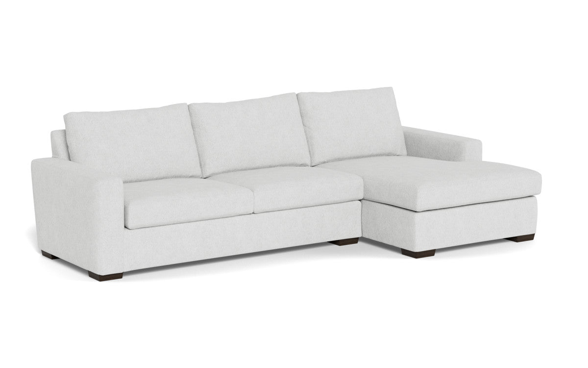Modern Right Chaise Sectional Sofa - Comfortable L-Shaped Couch for Living Room, Home Theater, and Lounge Areas