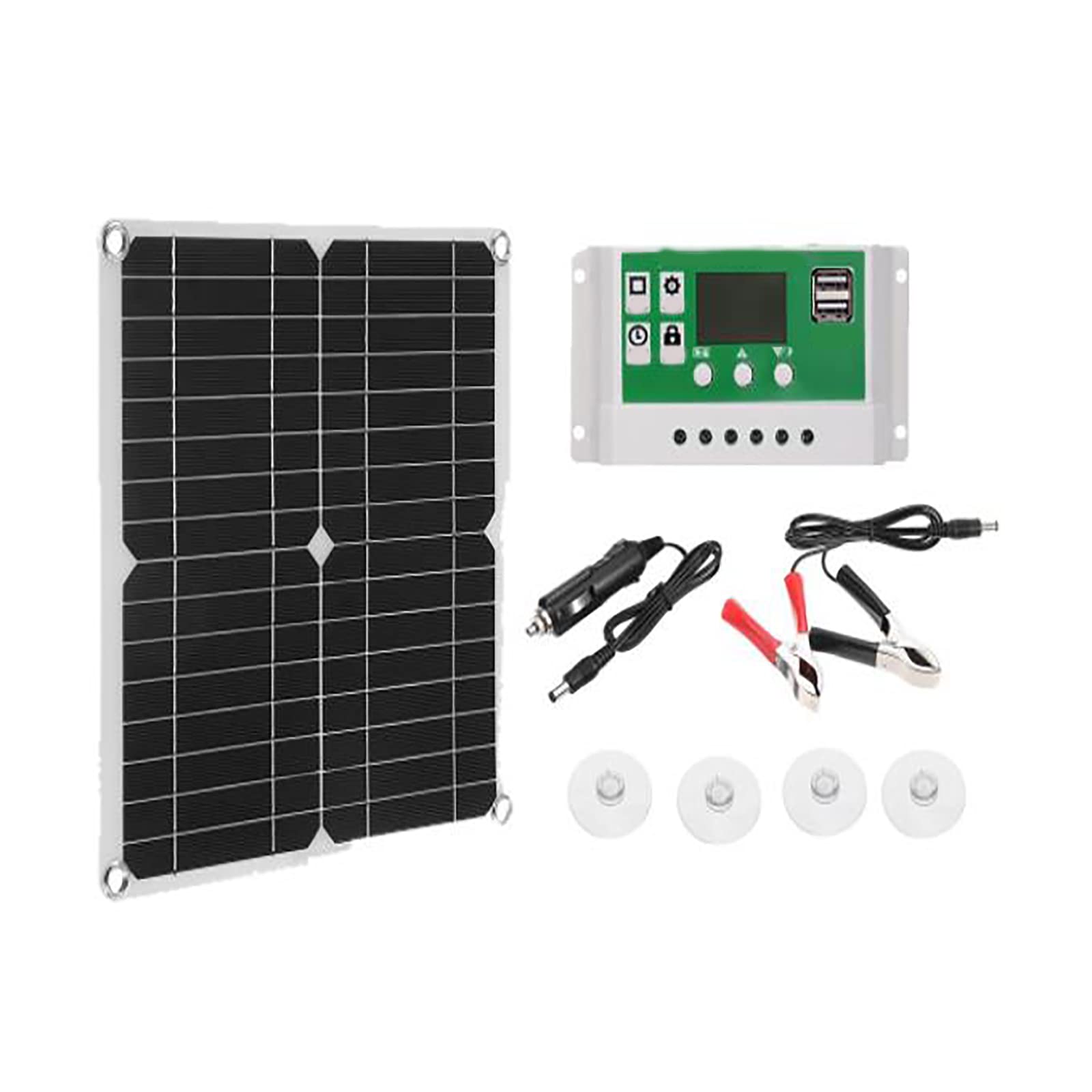 40W Flexible Solar Panel - Portable & Lightweight for Outdoor Camping, RV, Terrace, Lawn & Garden | Perfect for Summer Travel, Off-Grid Power & Home Use