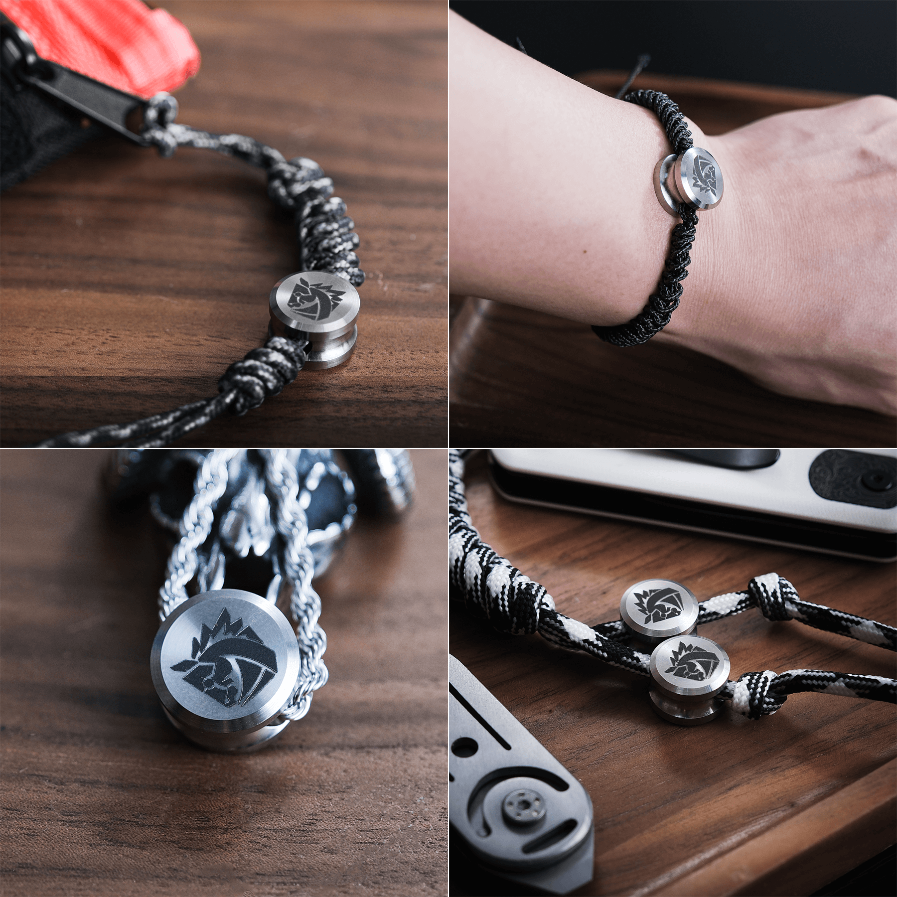 Vosteed Titanium Bead - Premium EDC Pocket Carry Beads for Keychains, Knives & Survival Gear | Perfect for Outdoor Adventures, Camping & Everyday Carry (EDC)