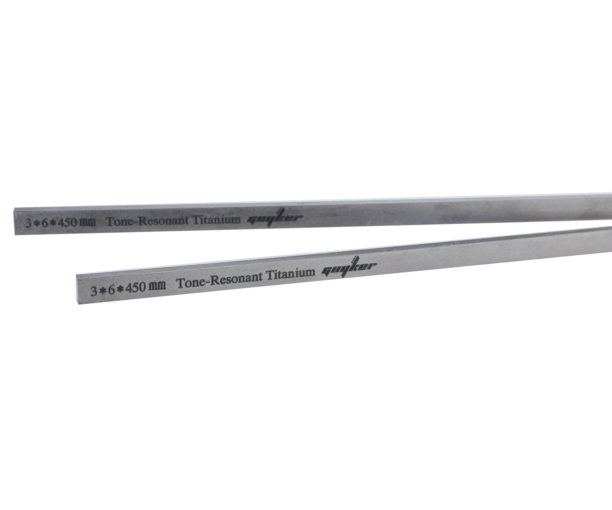 Guyker 2-Pack Titanium Fiber Guitar Neck Reinforcement Rods (3x6x450mm) - Truss Rod Adjustment Tool for Electric & Acoustic Guitars - Perfect for Guitar Maintenance, Setup, and String Action Adjustment