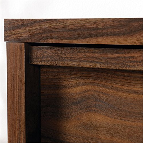 Home Square 4-Piece Bedroom Furniture Set - 2 Dressers & 2 Nightstands in Grand Walnut Finish | Complete Bedroom Decor for Master Suite, Guest Room or Apartment