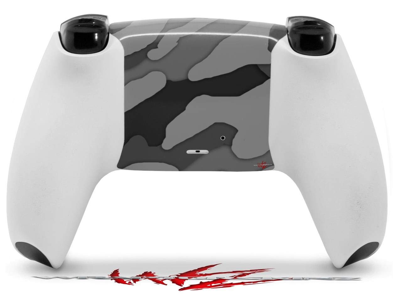 PS5 DualSense Controller Skin Wrap - Camouflage Gray for Gaming Protection