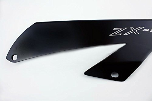 HTTMT MT173-OGO Motorcycle Chain Guard Cover - Black, Fits 2006-2009 Kawasaki ZX-10R ZX10R ZX 10R - Durable Protection for Street & Track Riding