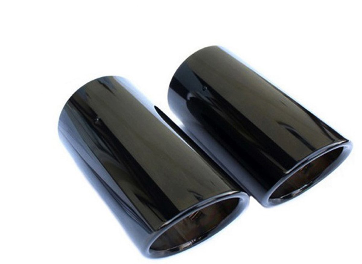 Genuine OEM Audi Exhaust Tips - Gloss Black Finish - Direct Fit Replacement for Audi A4 A5 A6 A7 Q5 Q7 - Enhance Your Car's Style & Performance (Perfect for Car Enthusiasts & Auto Upgrades)